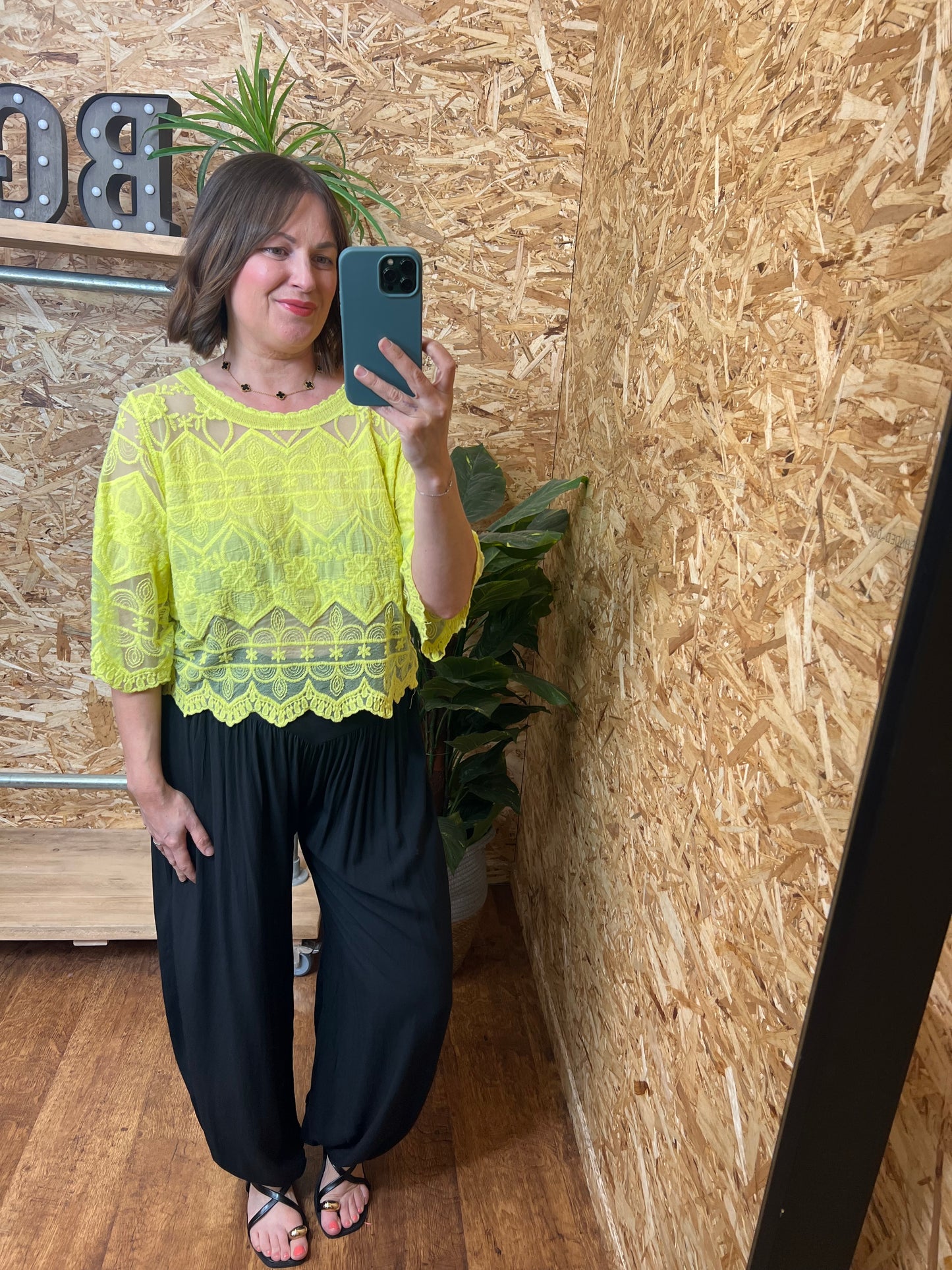 Lace Panel Top