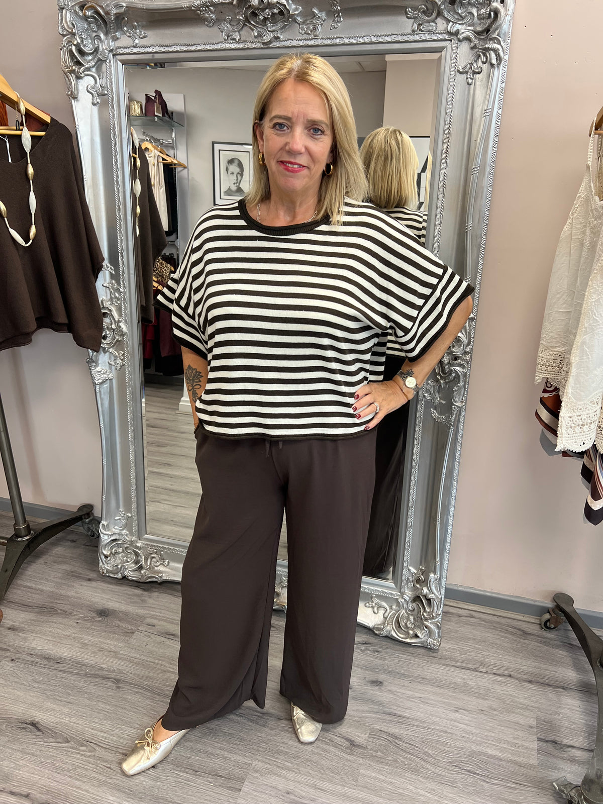 Stripe Fine Knit