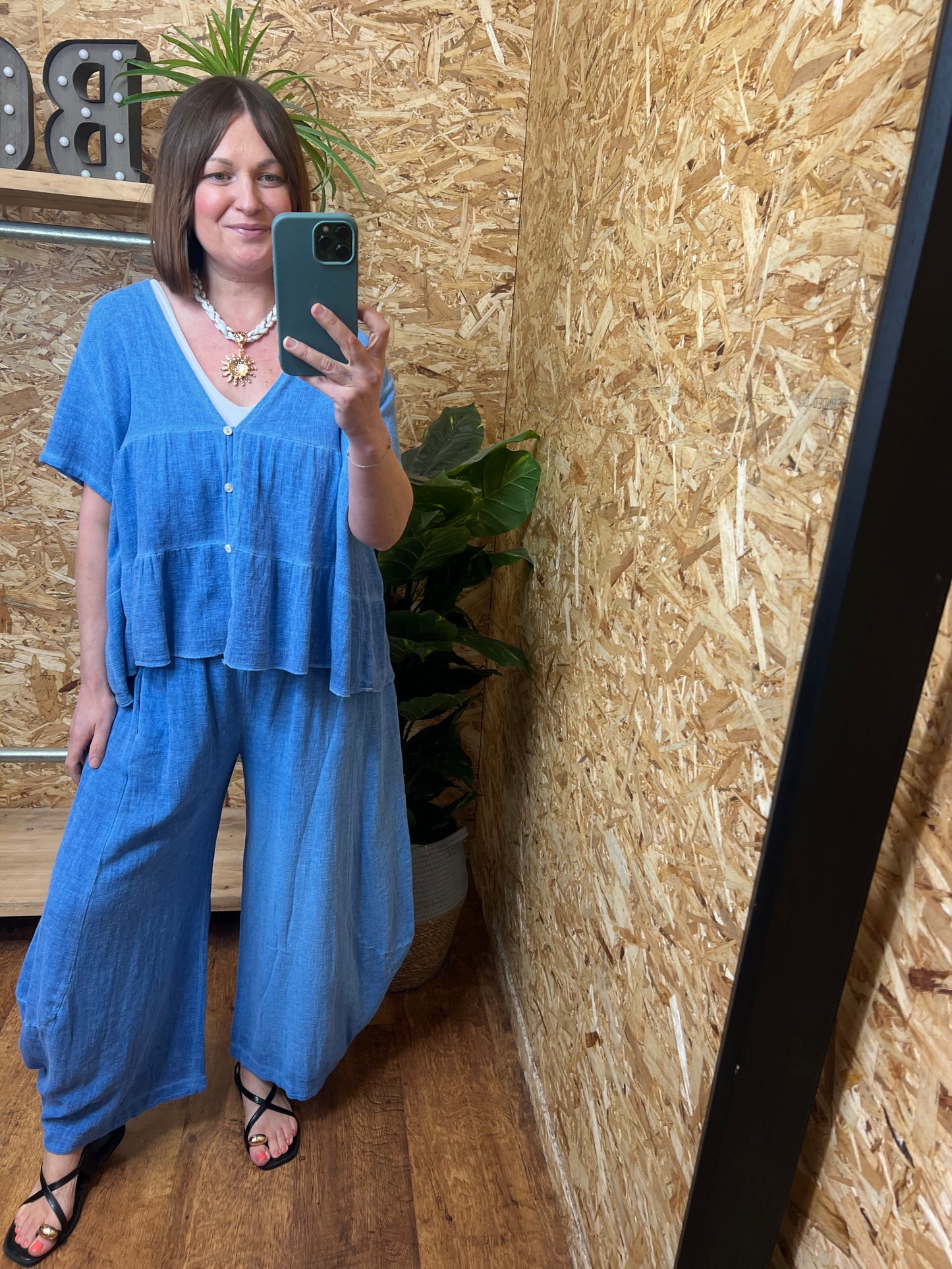 Nola Button Smock Top