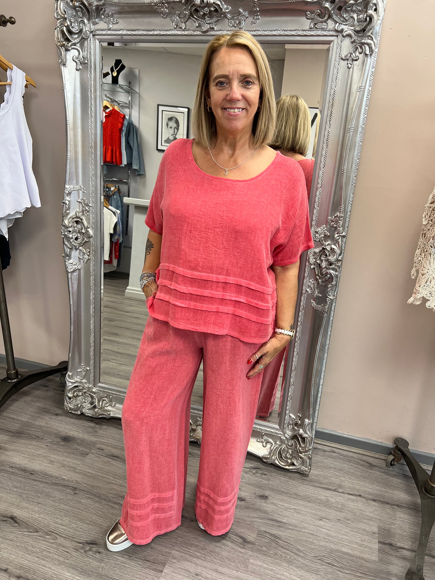 Nola Pleat Detail Trousers
