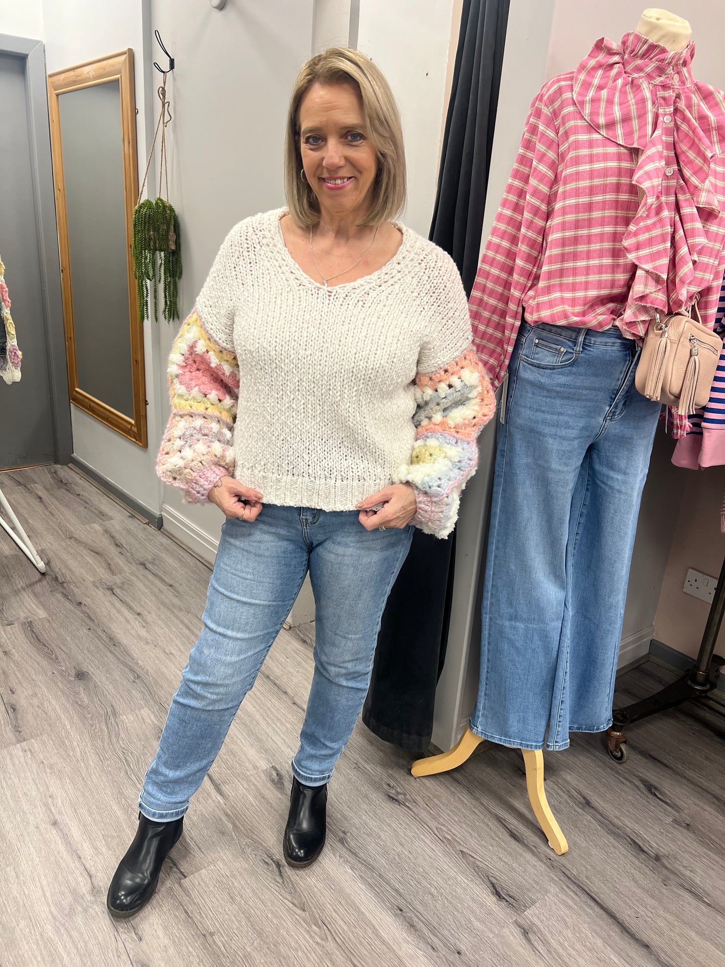 Crochet Sleeve Knit