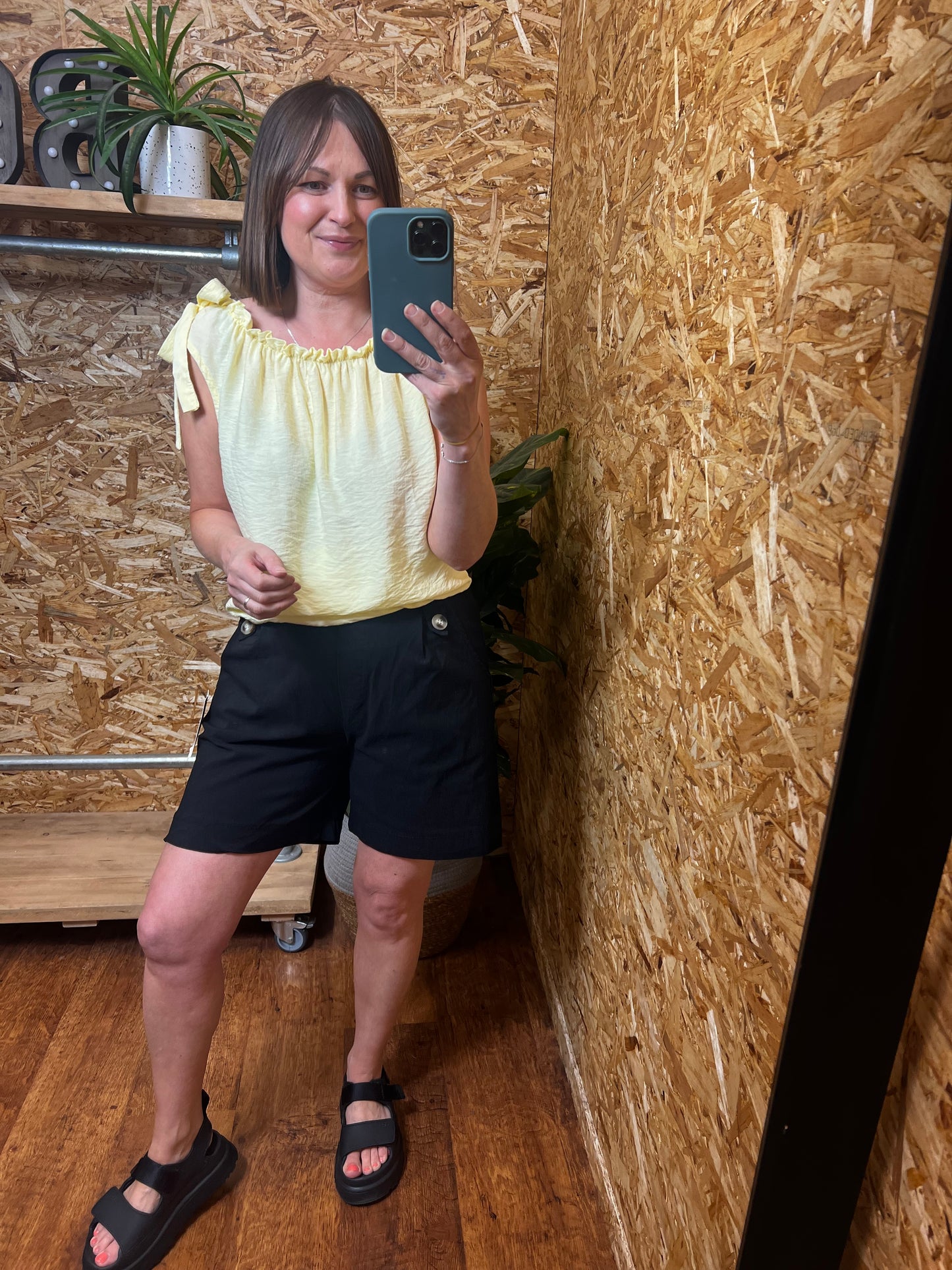 Ruffle Neck Top