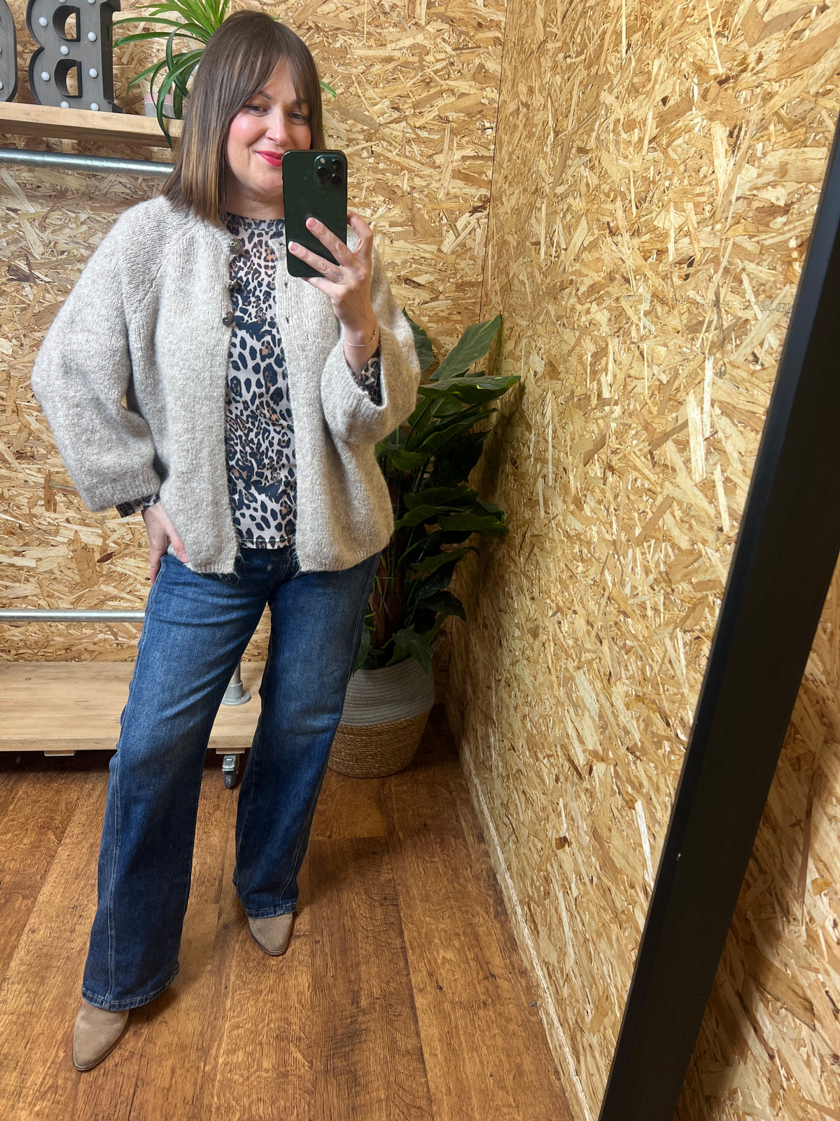Mayfair Military Button Cardigan