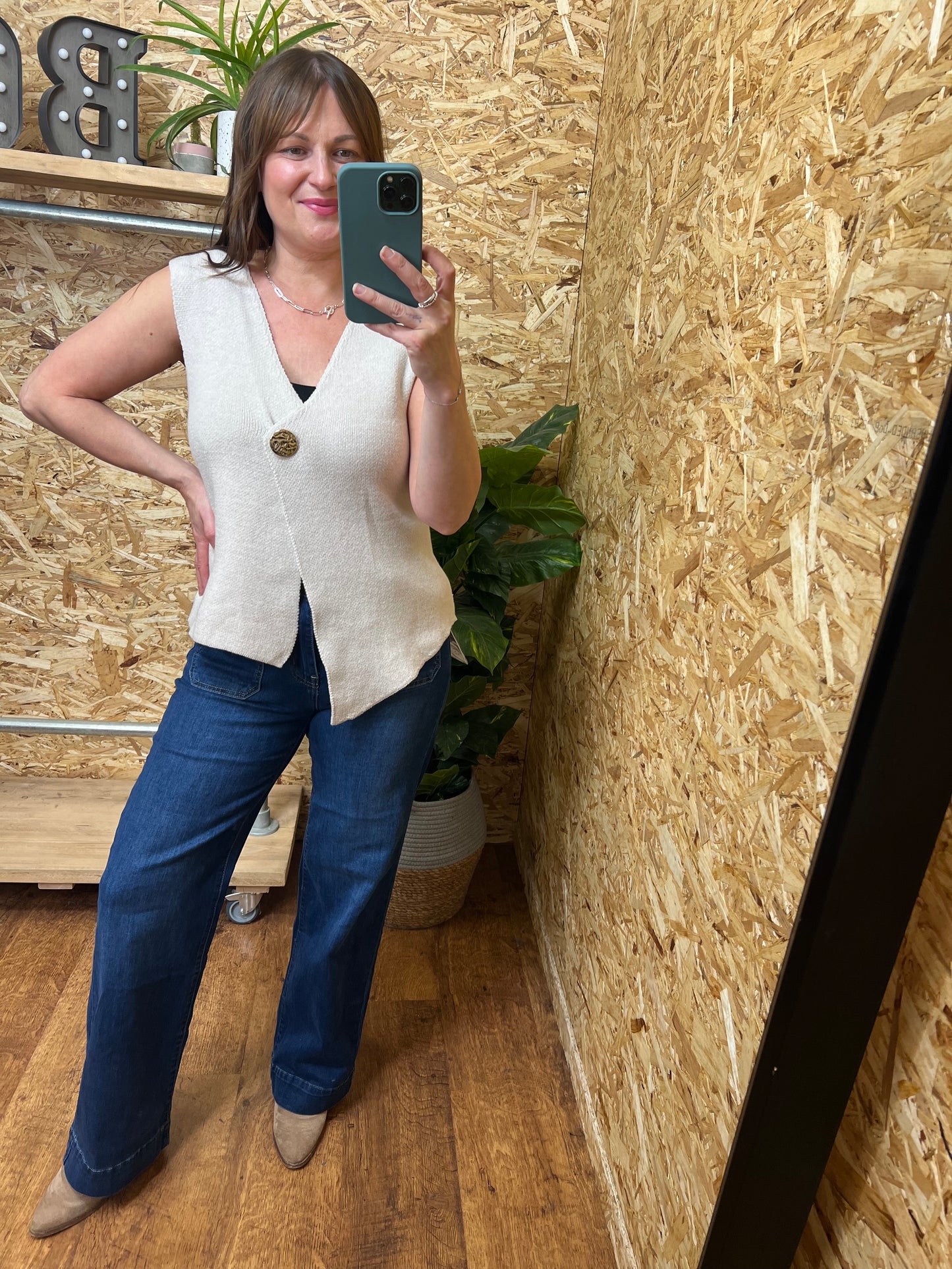 Gold Button Waistcoat