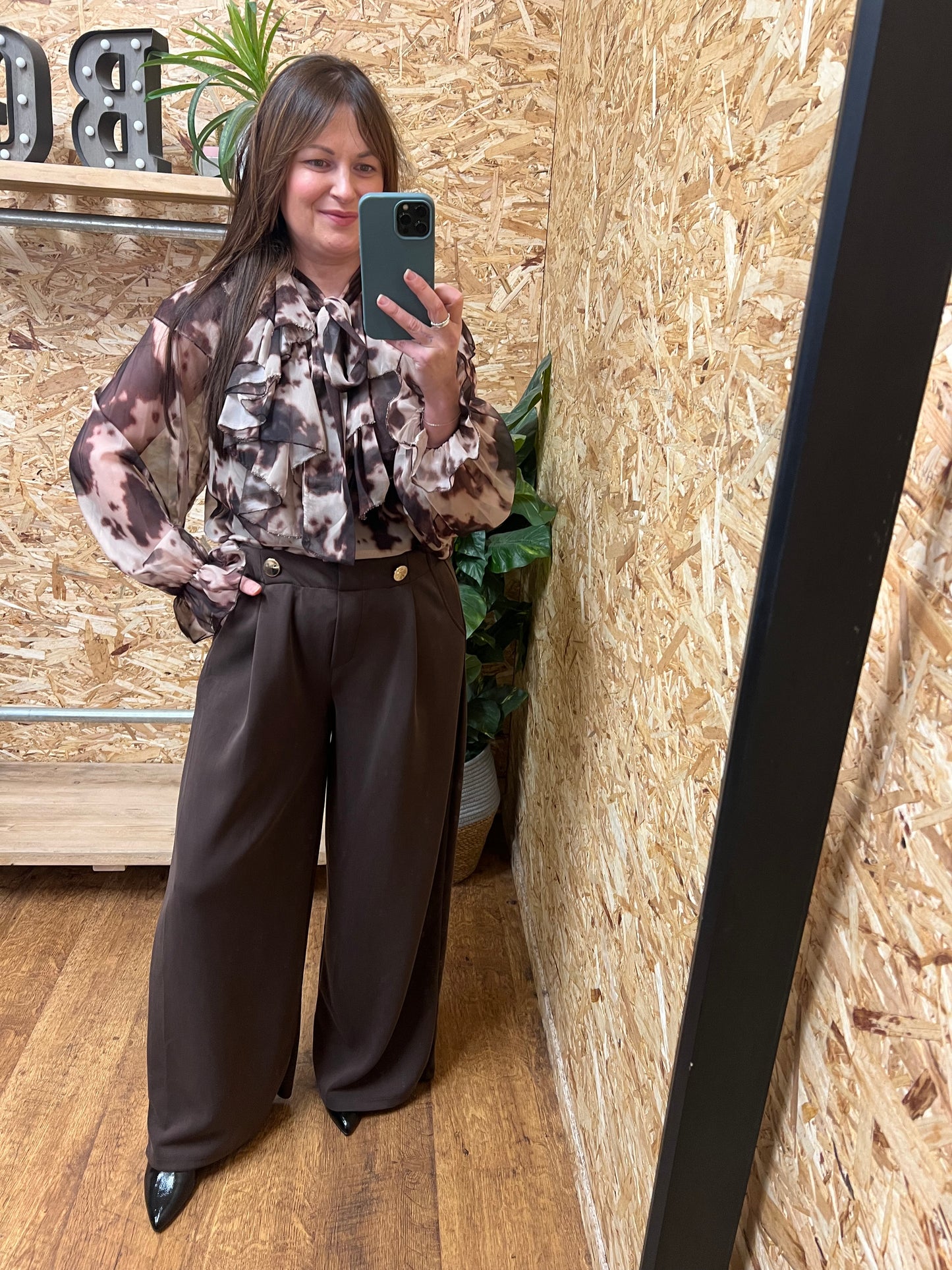 Gold Button Trousers