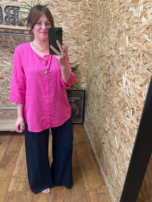 Cotton Button Top
