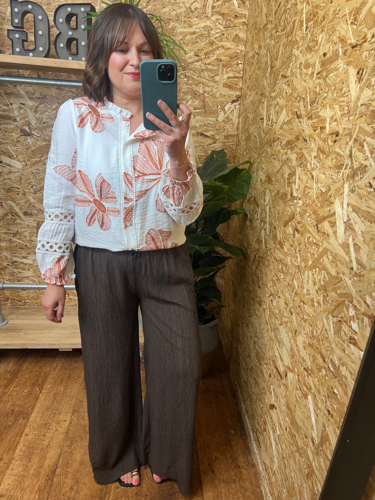 Embroidered Floral Blouse