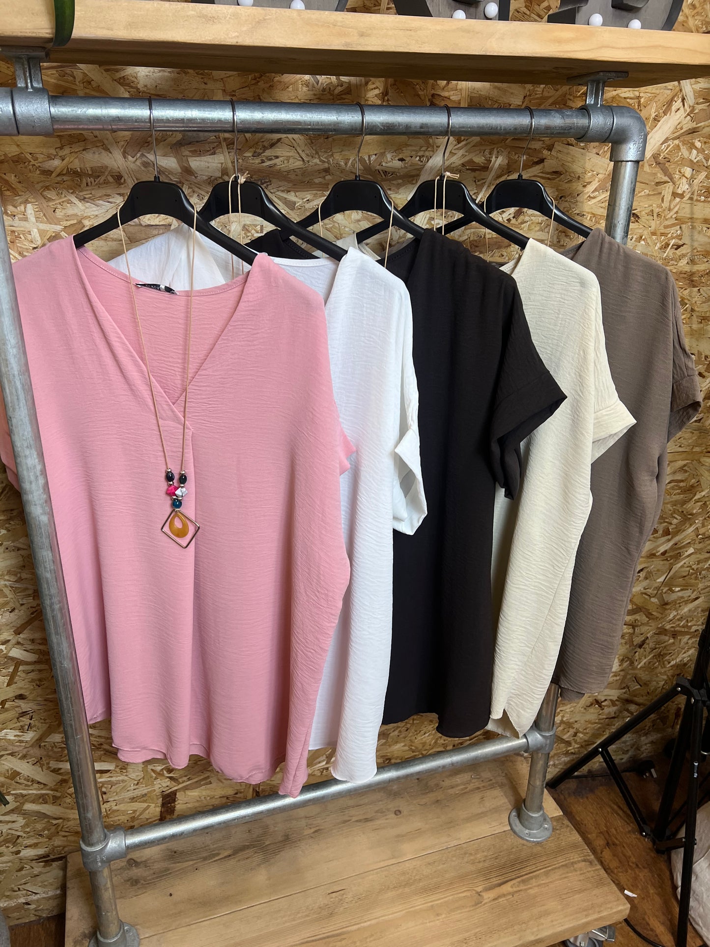 Ebony V Neck Top