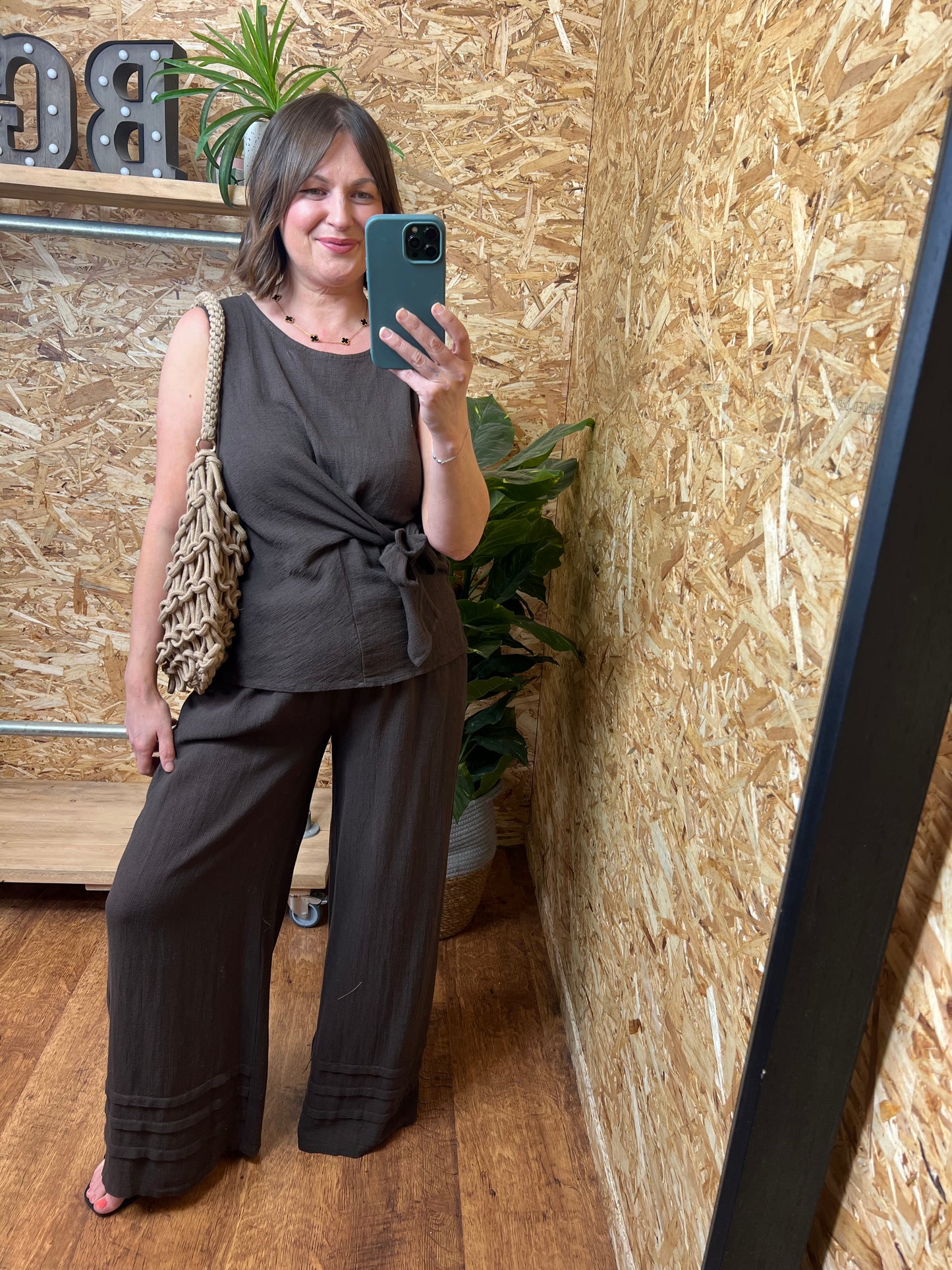 Nola Pleat Detail Trousers