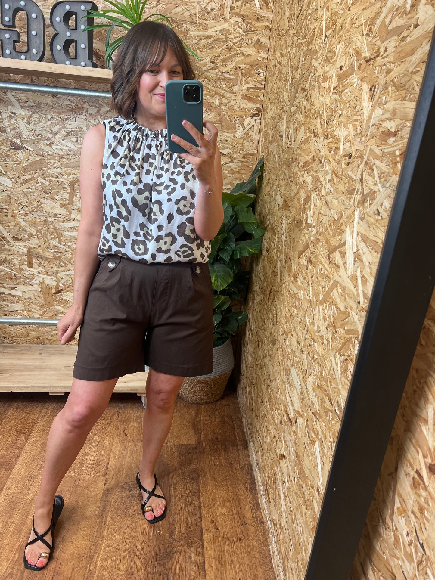 Cora Animal Print Top