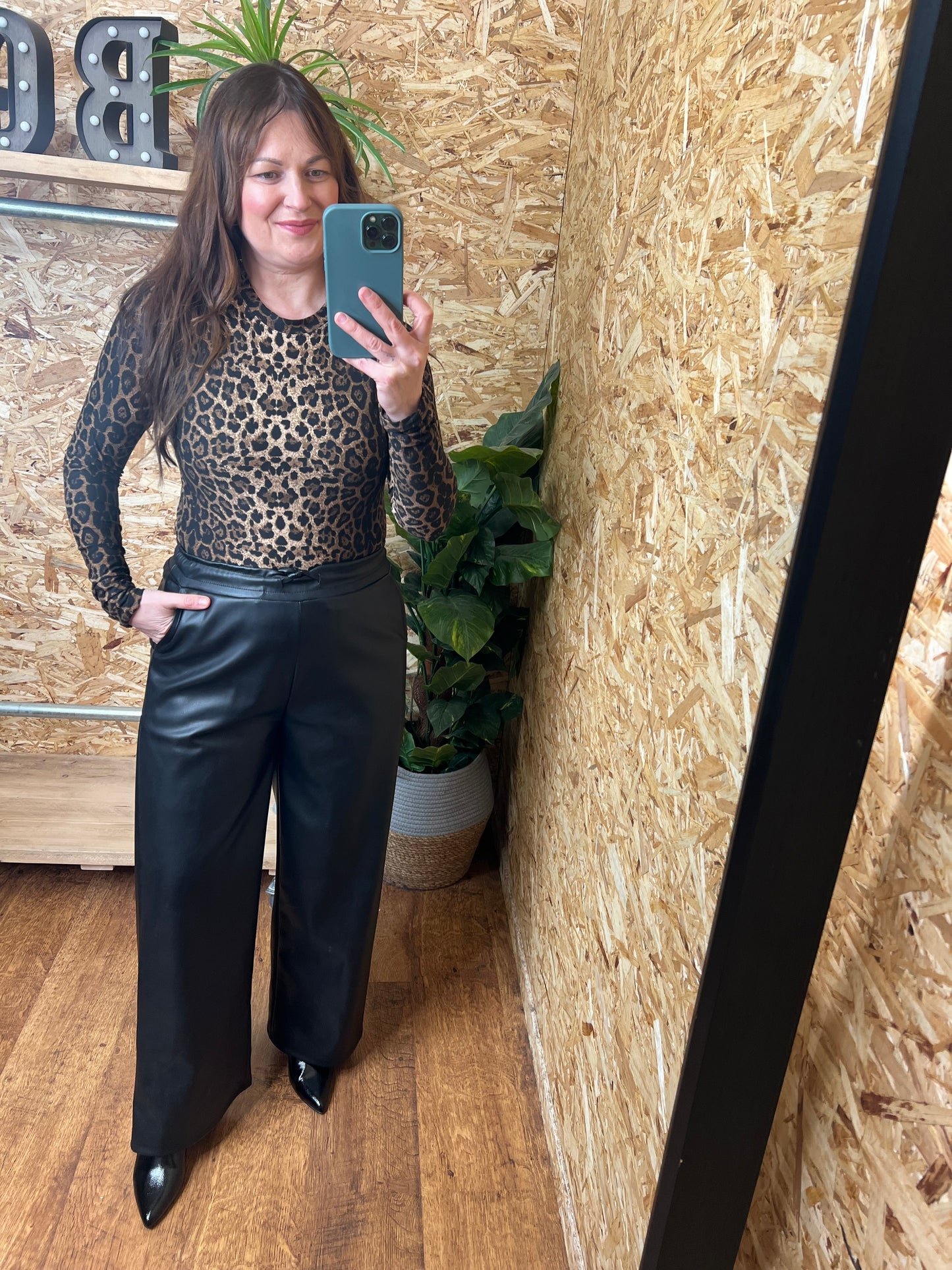 Leopard Print Layering Top