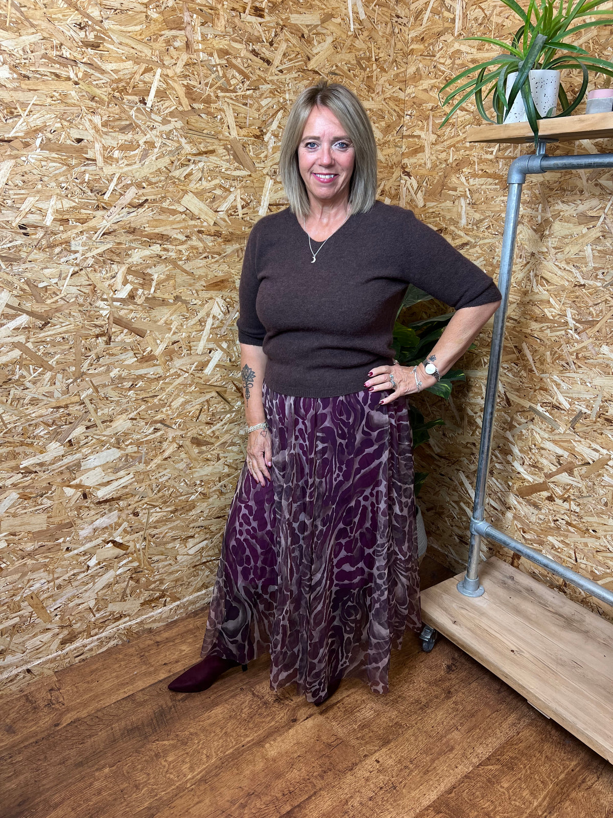 Leopard Tulle Skirt