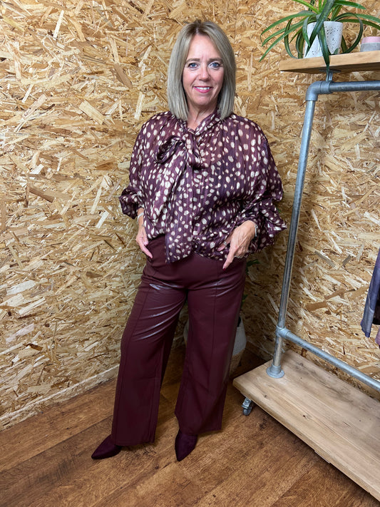 Sylvie Pussy Bow Blouse