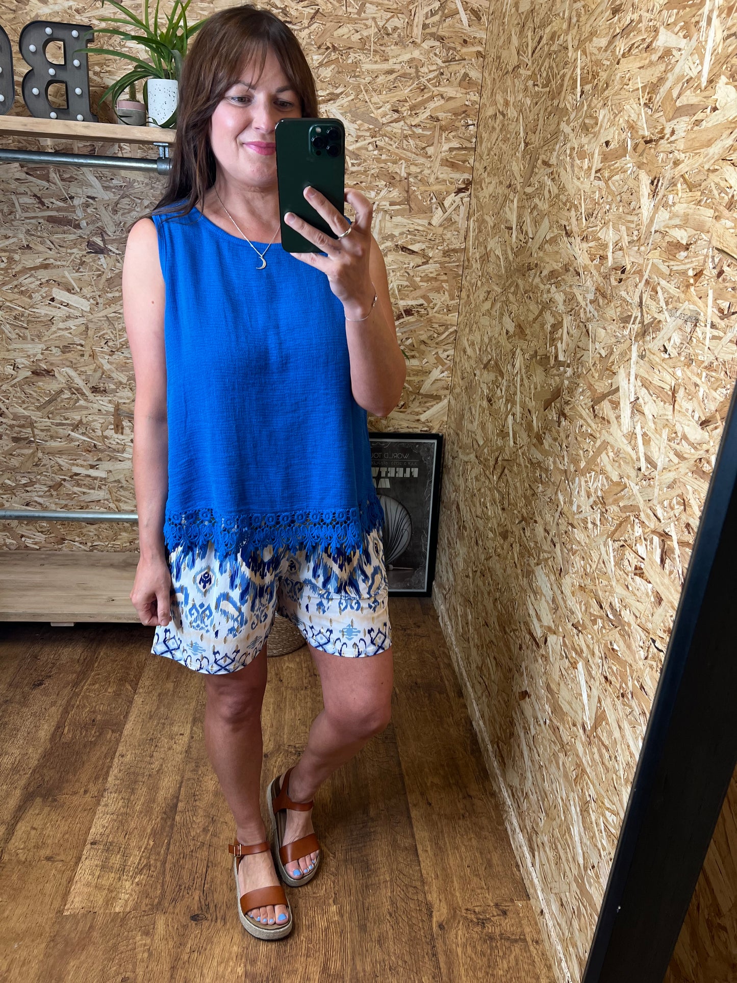 Aztec Metallic Shorts