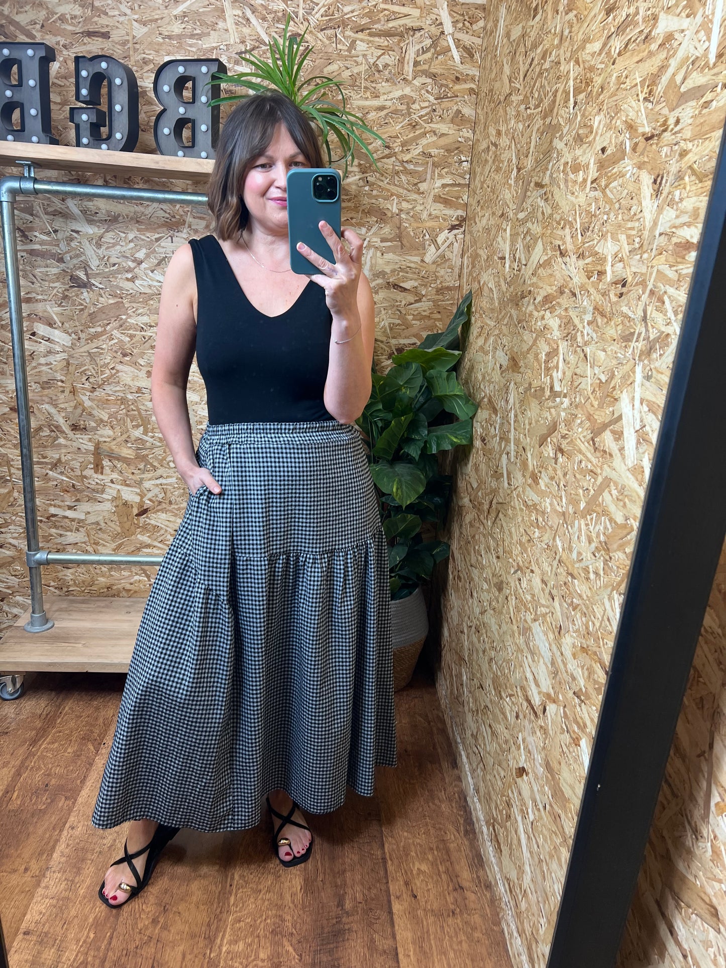 Gingham Skirt
