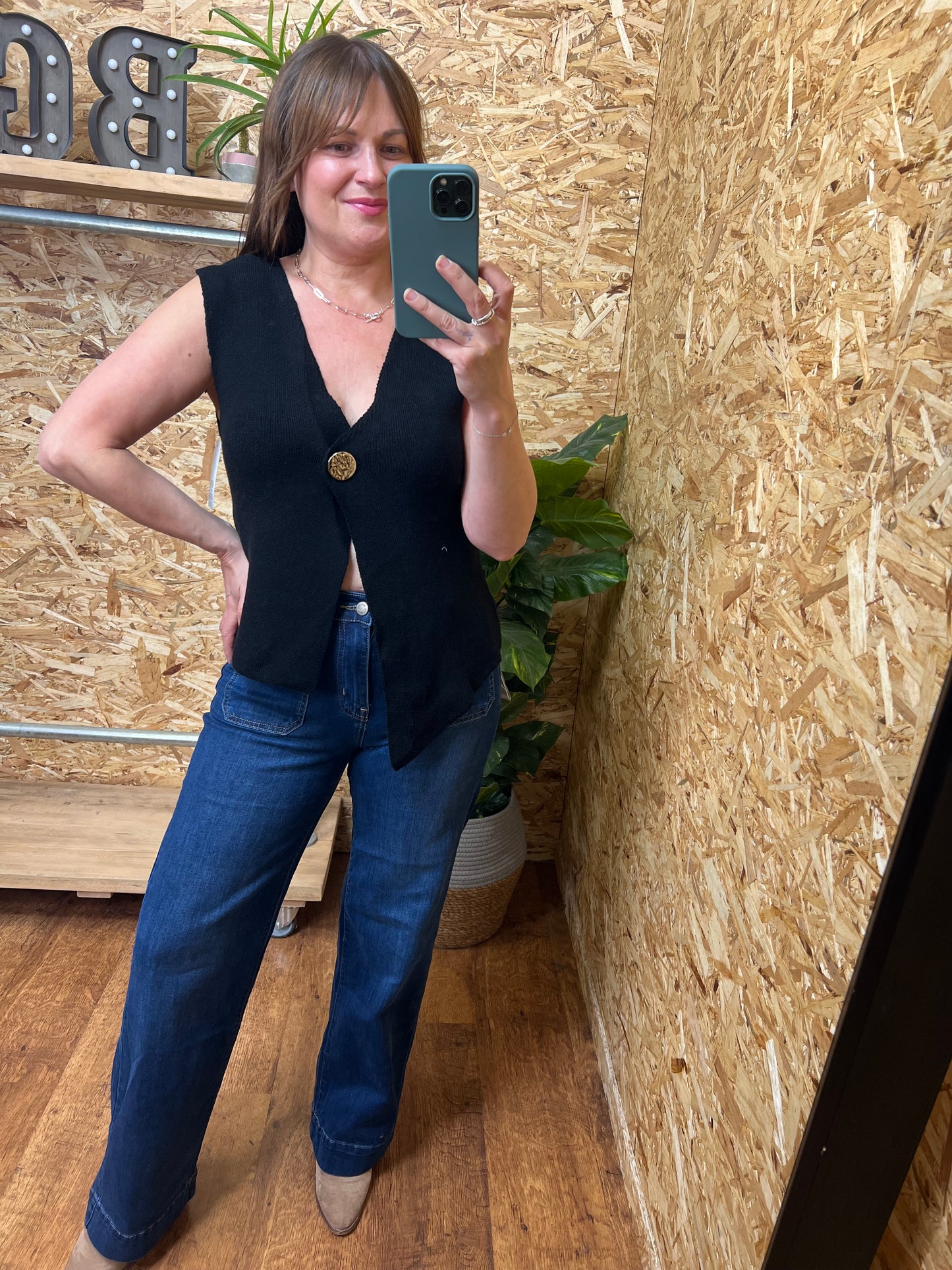 Gold Button Waistcoat