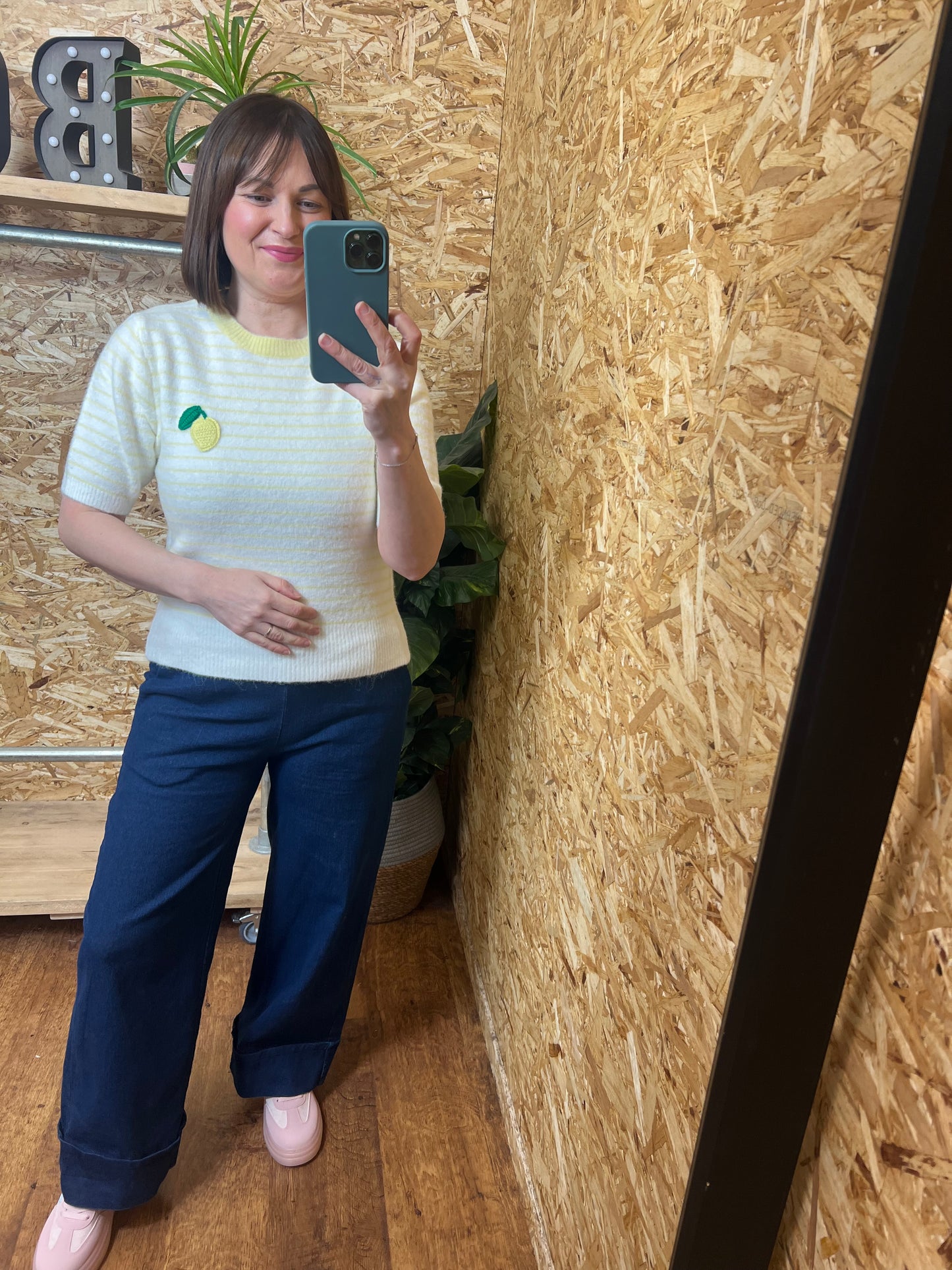 Lemon Stripe Knit