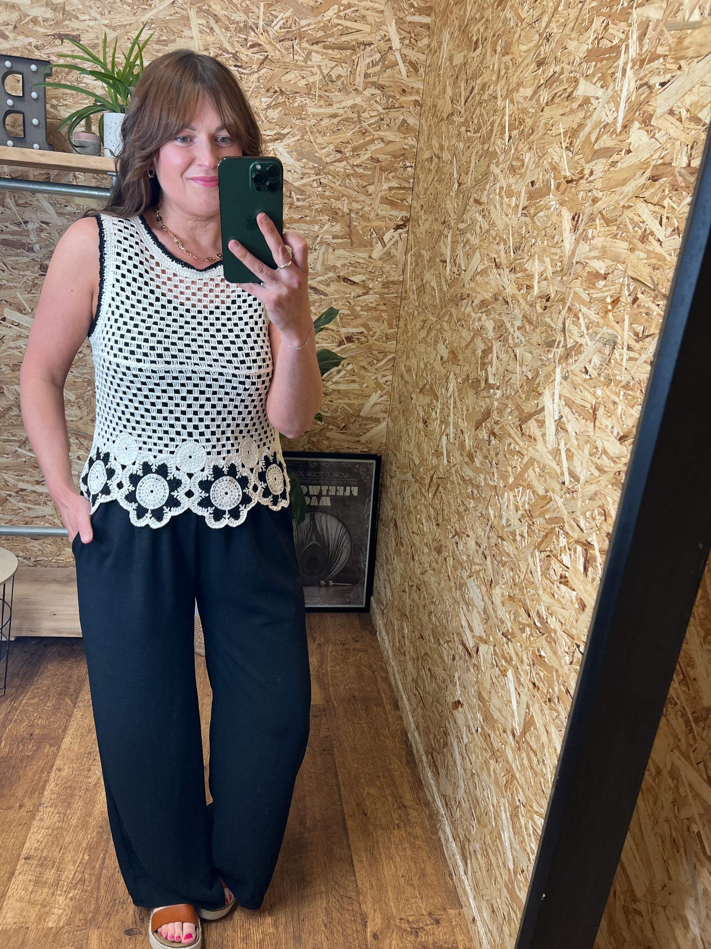 Floral Crochet Top