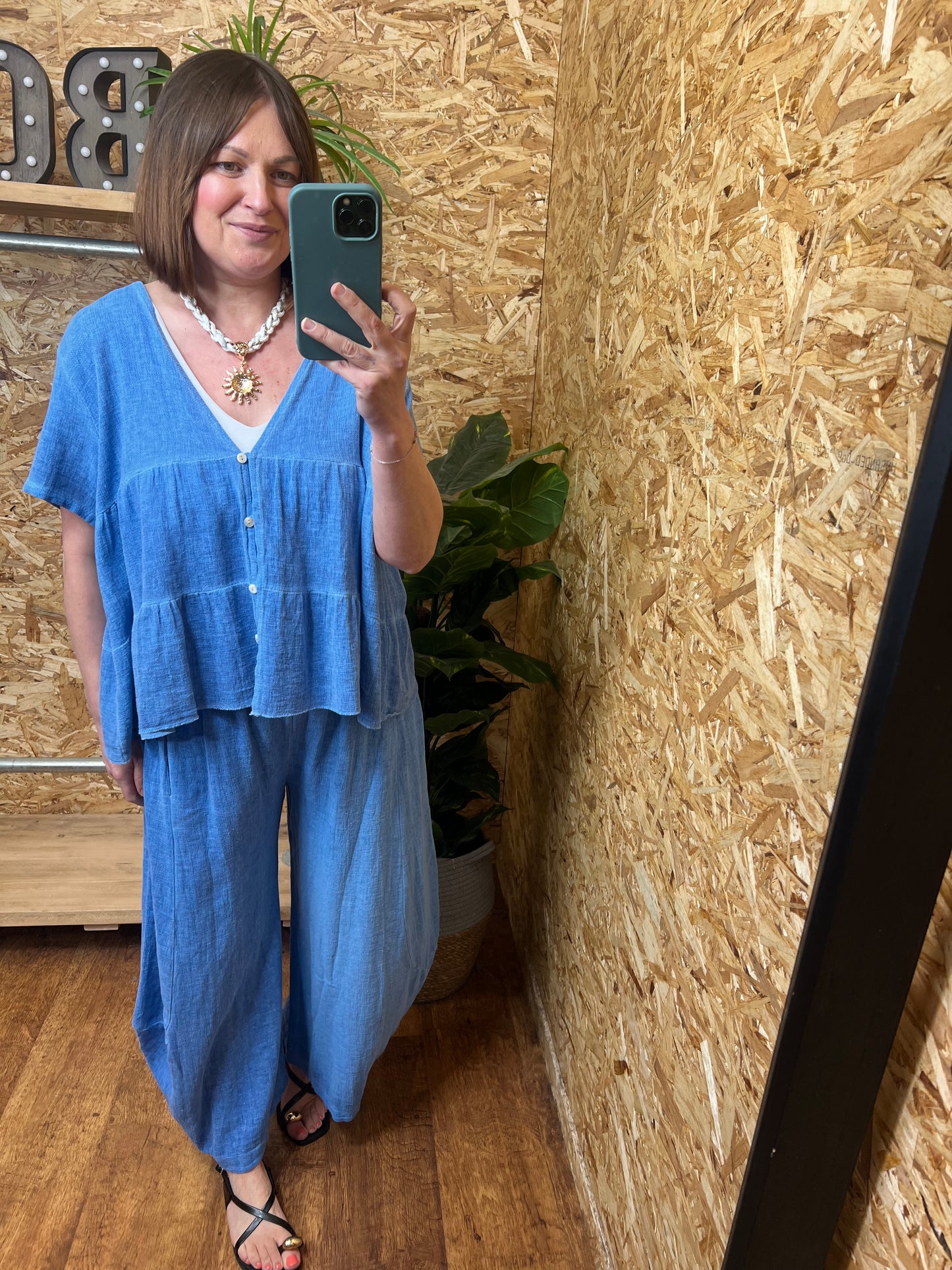 Nola Button Smock Top
