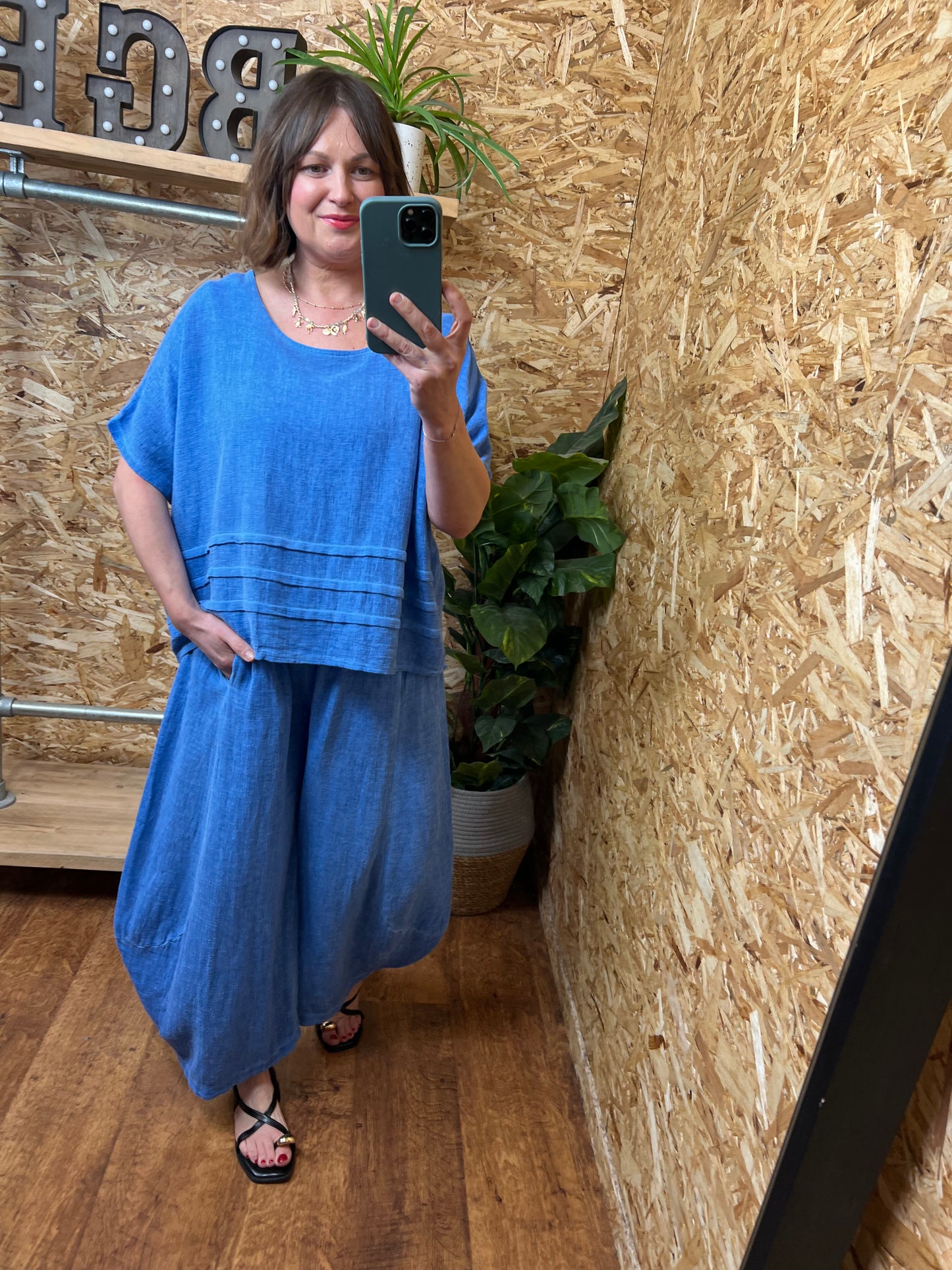 Nola Pleat Detail Top
