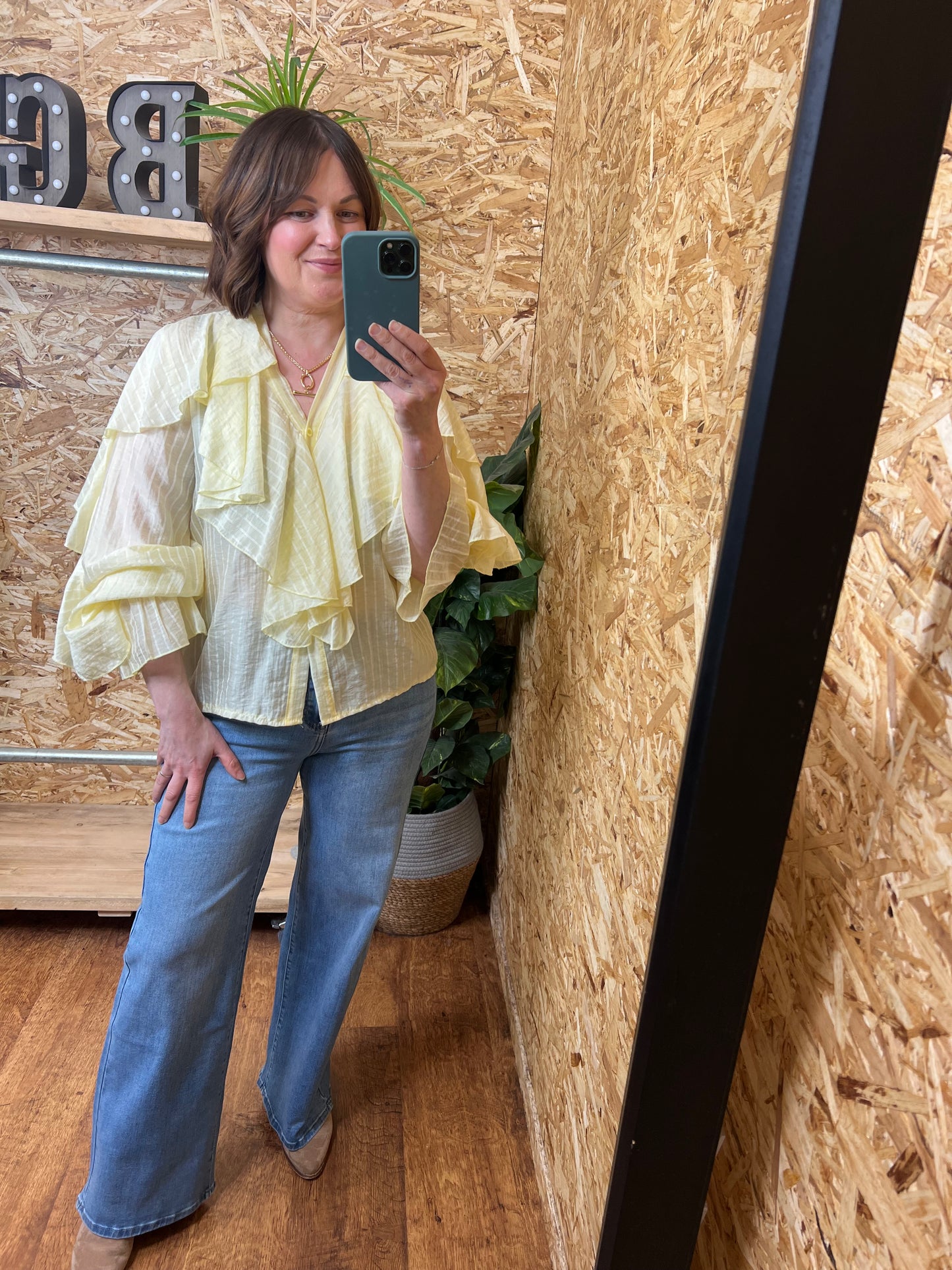 Lemon Frill Blouse