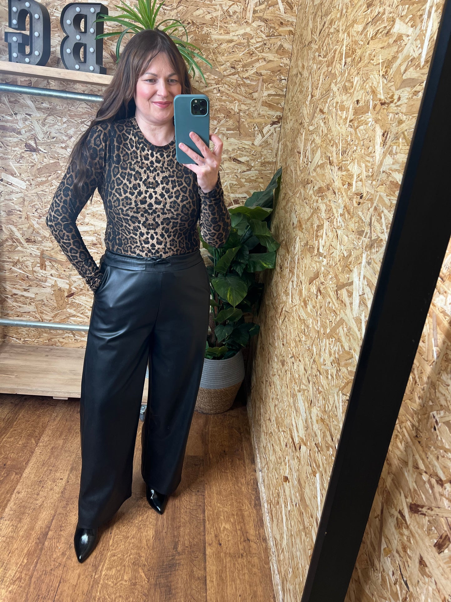 Leopard Print Layering Top