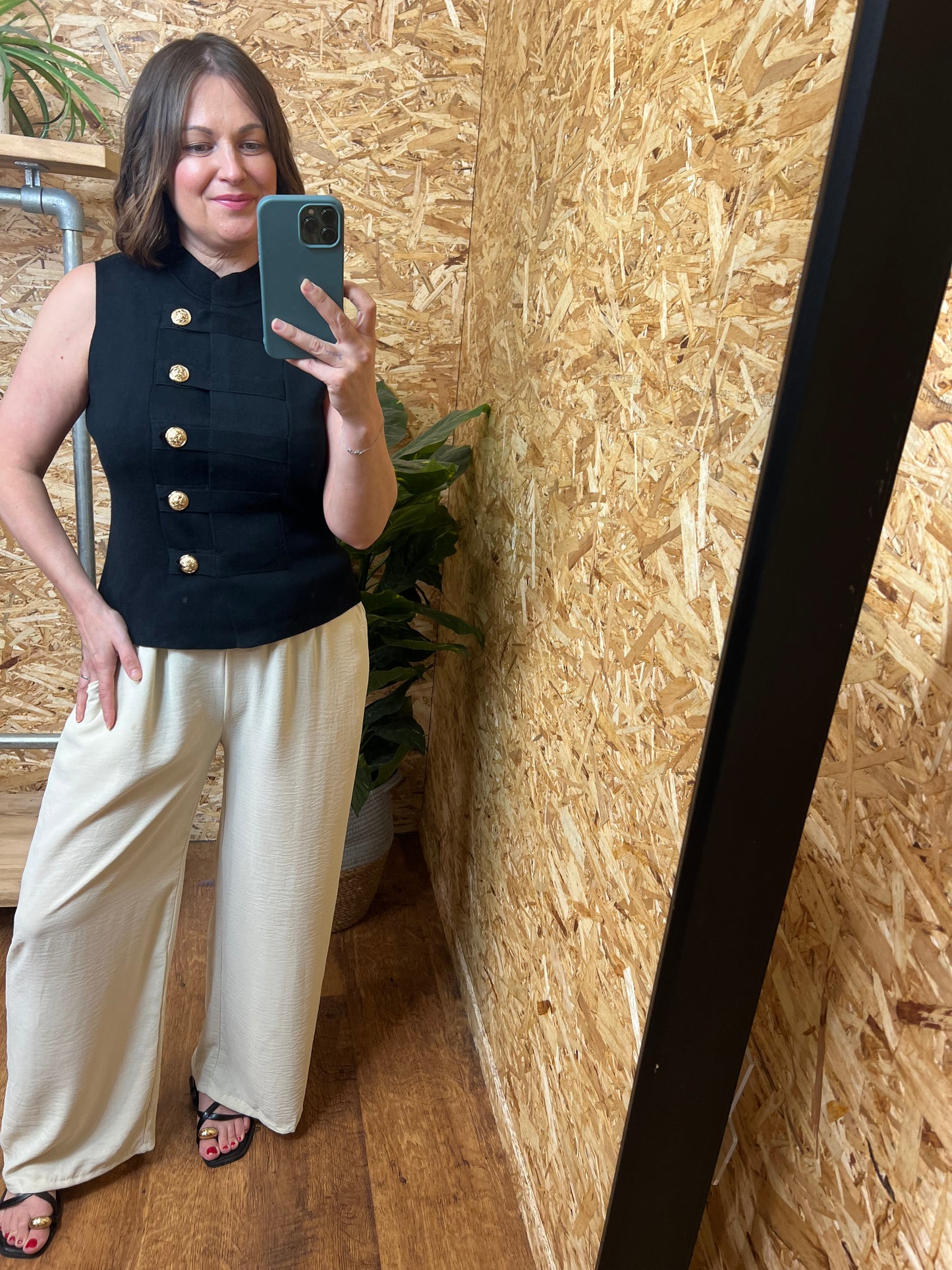 Military Fine Knit Top