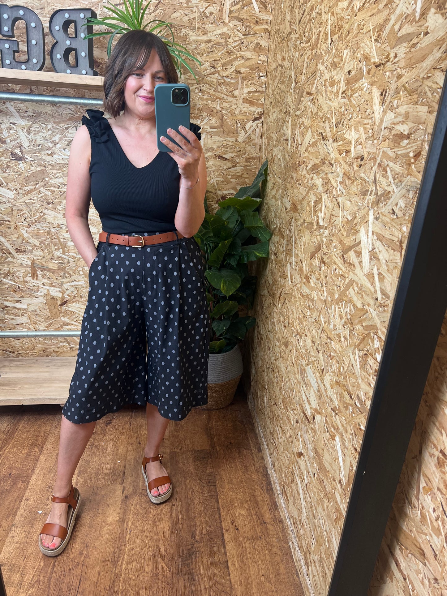 Polka Culotte Shorts