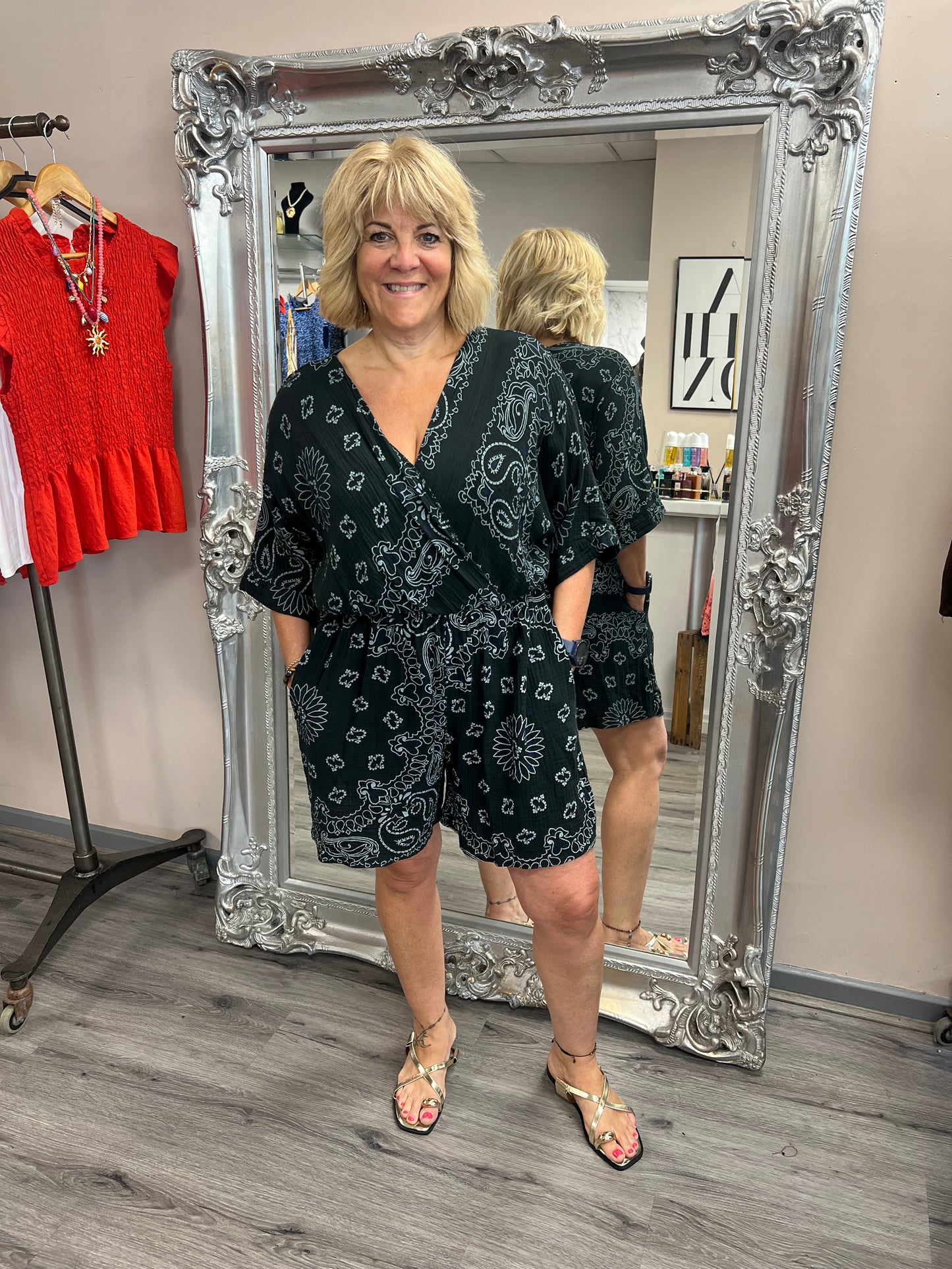 Bandana Print Playsuit