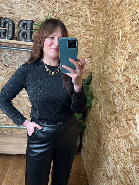 Glitter Lurex Top