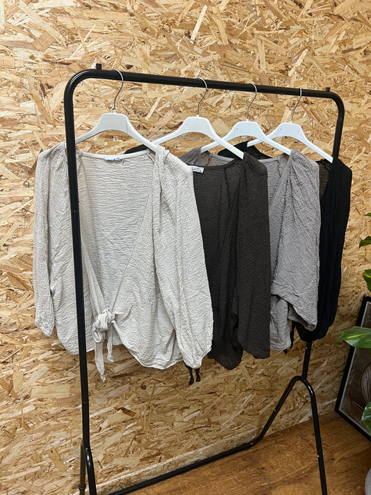 Cotton Tie Shrug