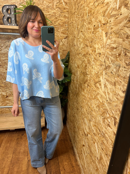 Paisley Print Ella Knit