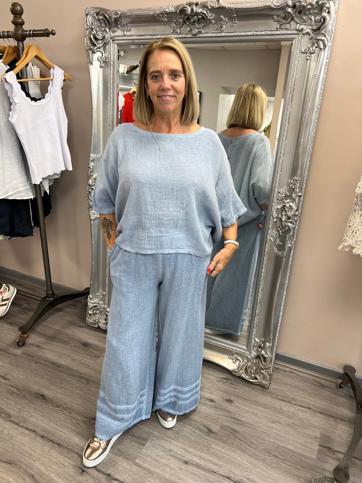 Nola Pleat Detail Trousers