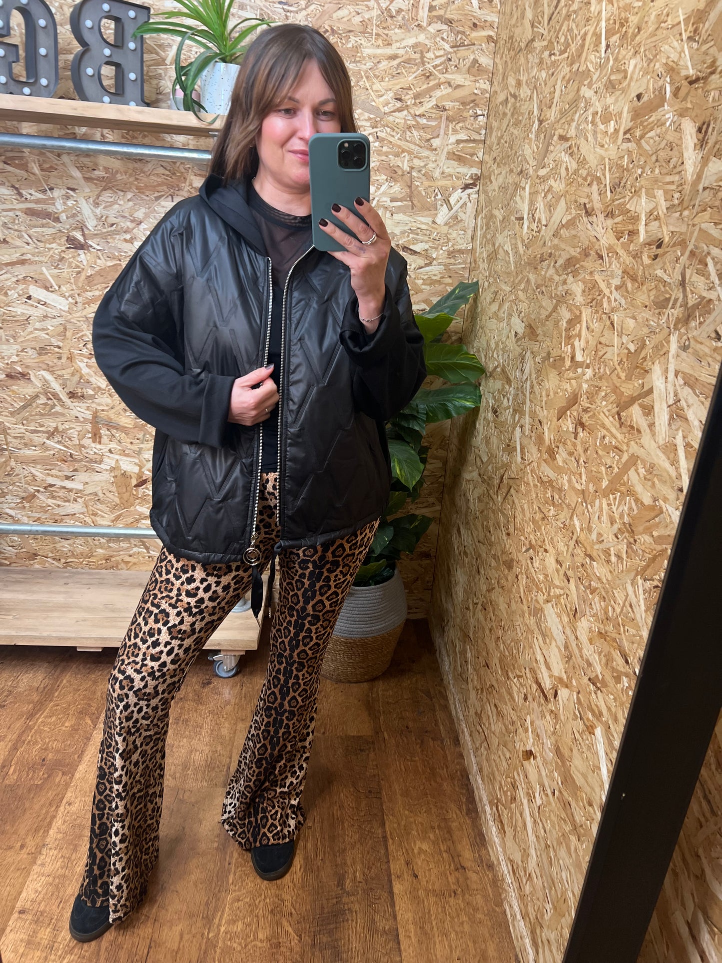 Lightweight Quilted Zip Hoodie