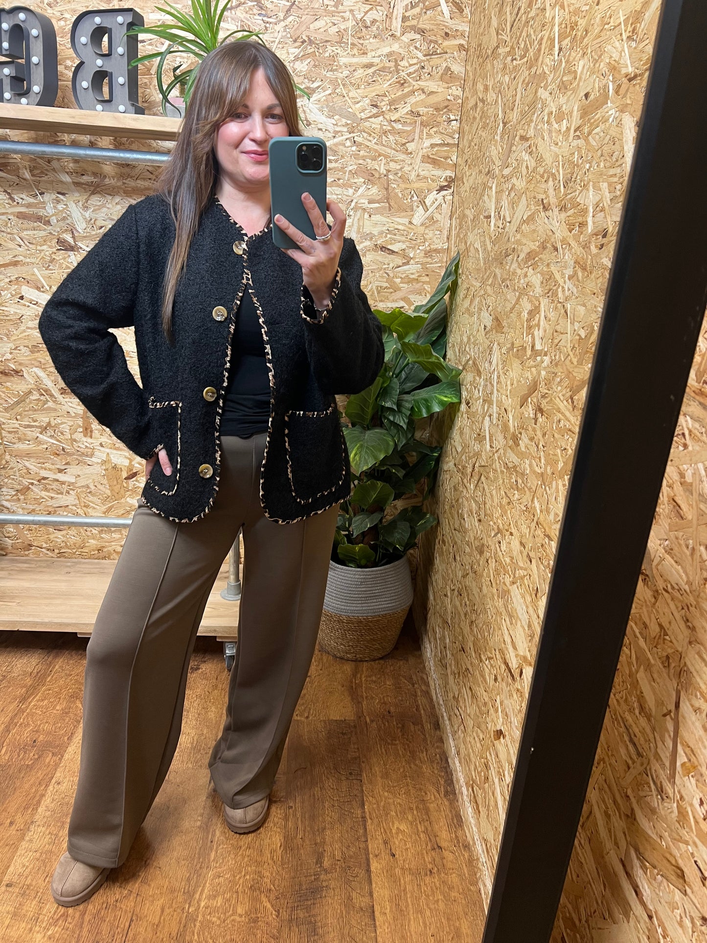 Breton Stripe V Neck Top