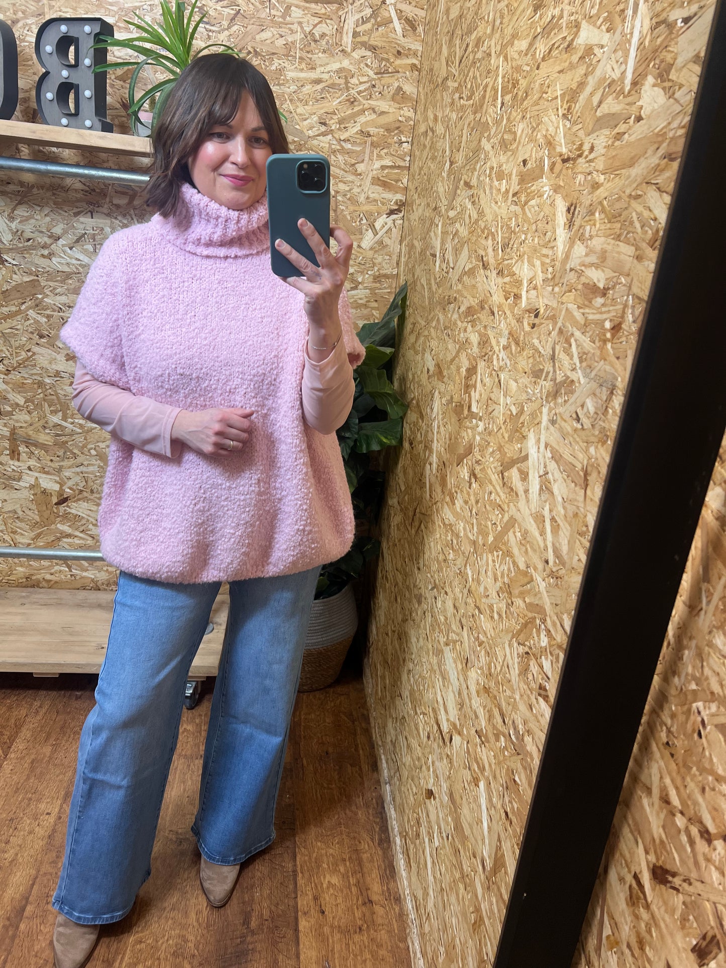 Sleeveless Popcorn Knit
