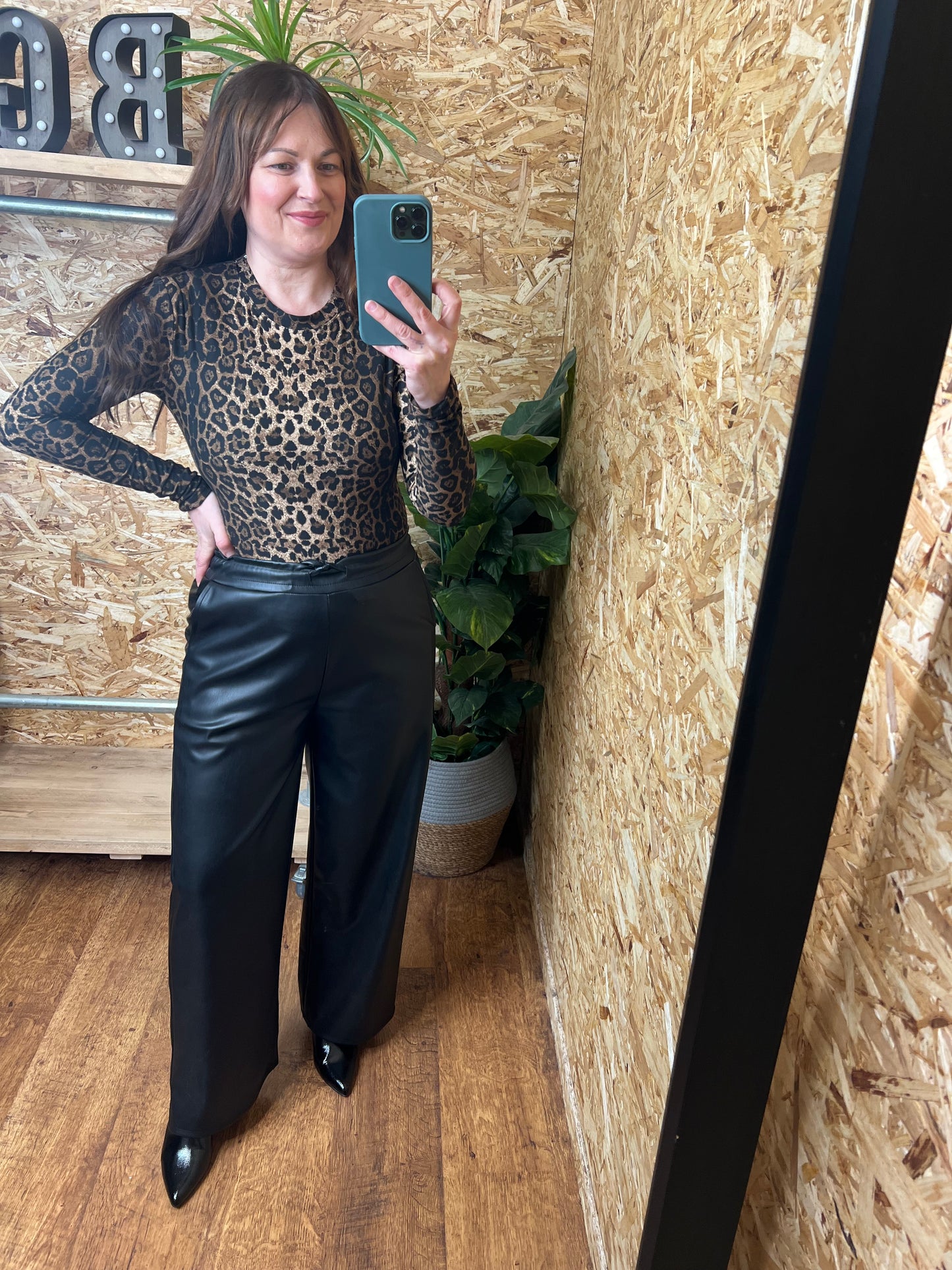 Leopard Print Layering Top