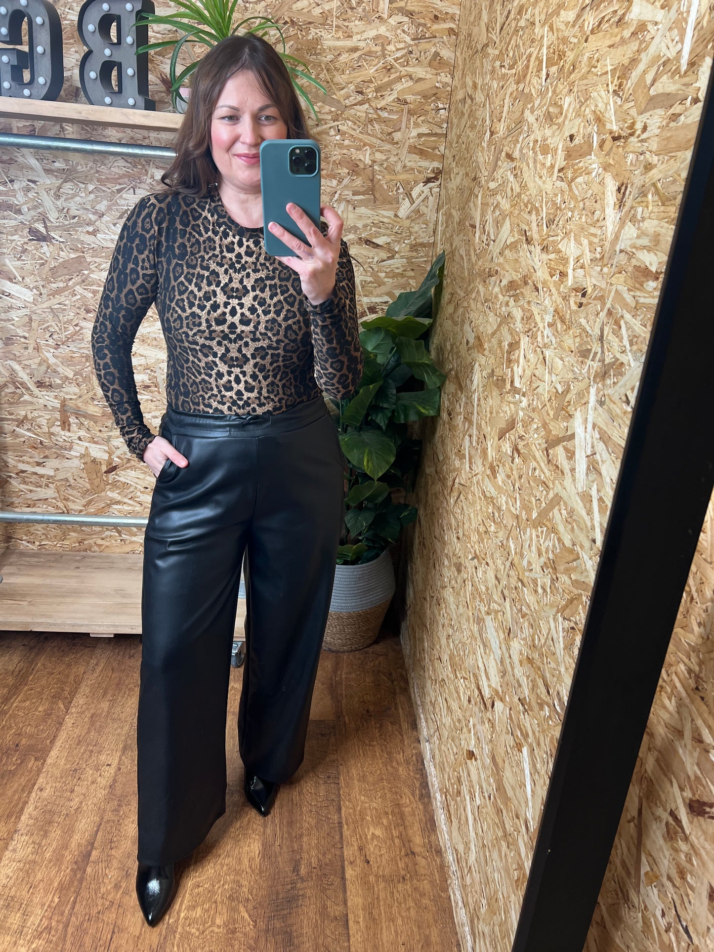 Leopard Print Layering Top