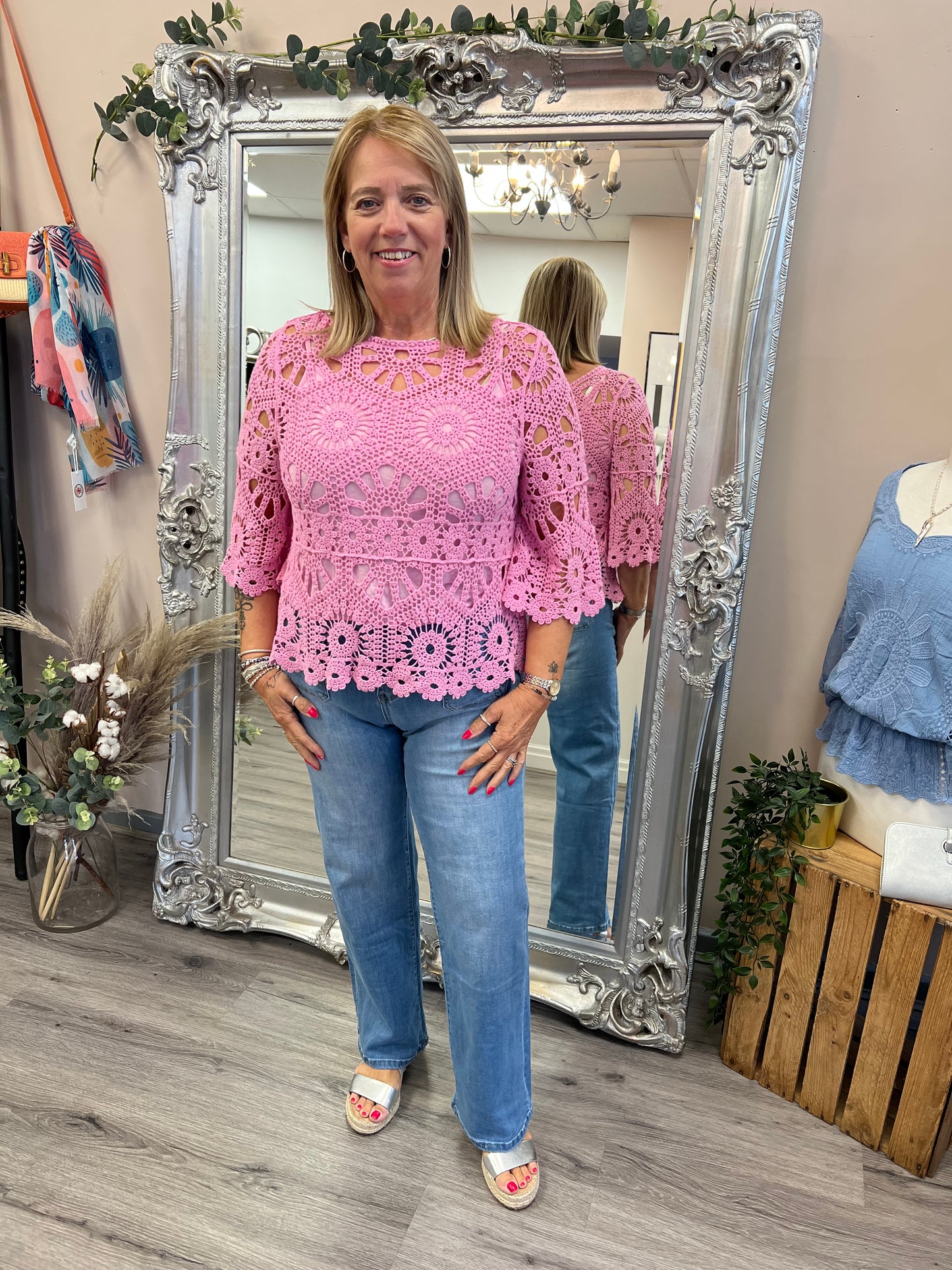 Anna Crochet Top