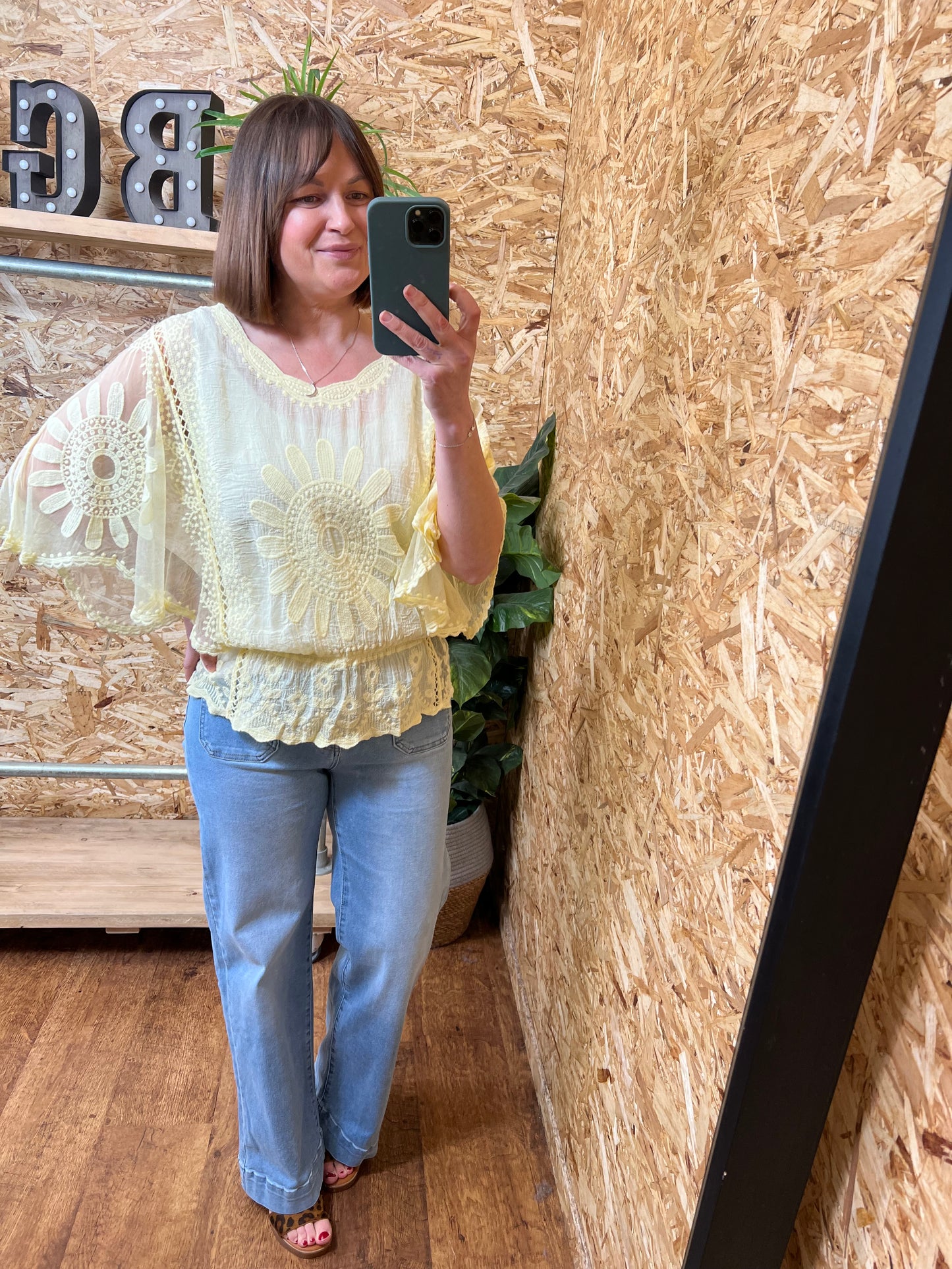Sunflower Lace Top