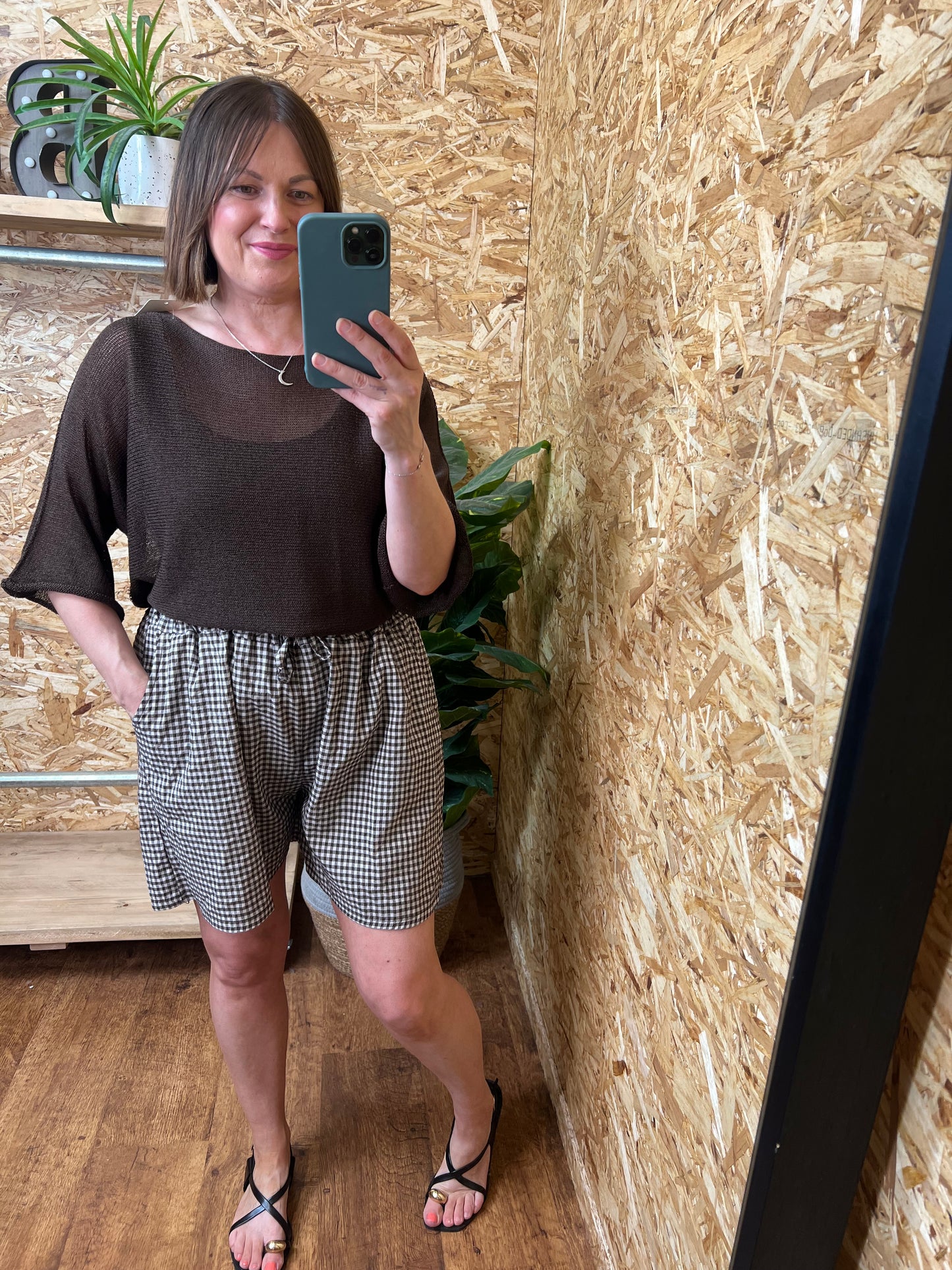 Gingham Shorts