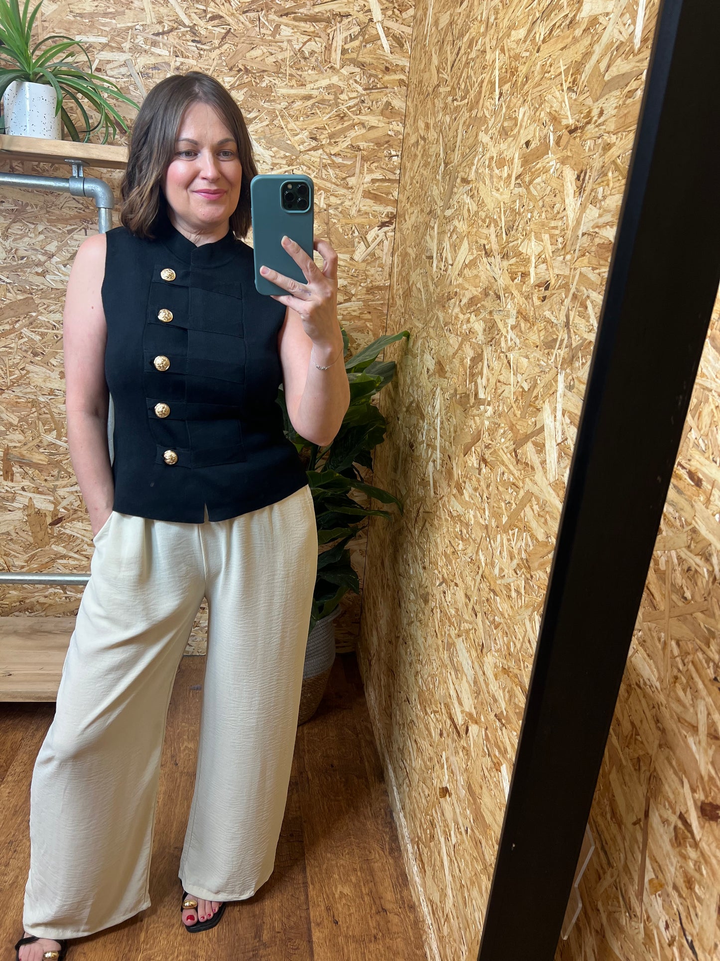 Military Fine Knit Top