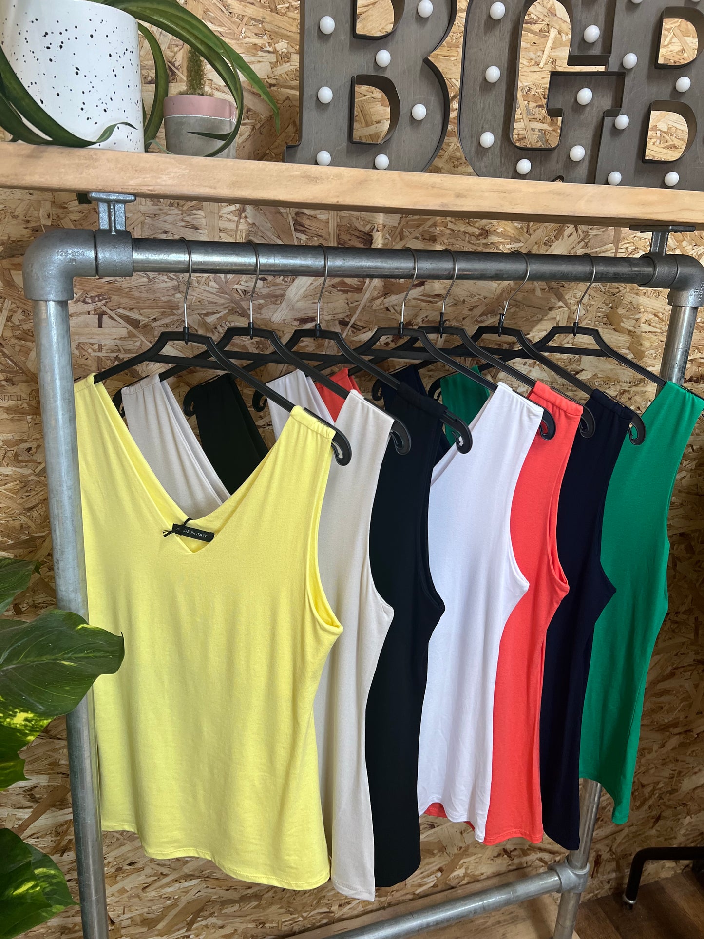V Neck Vest Top