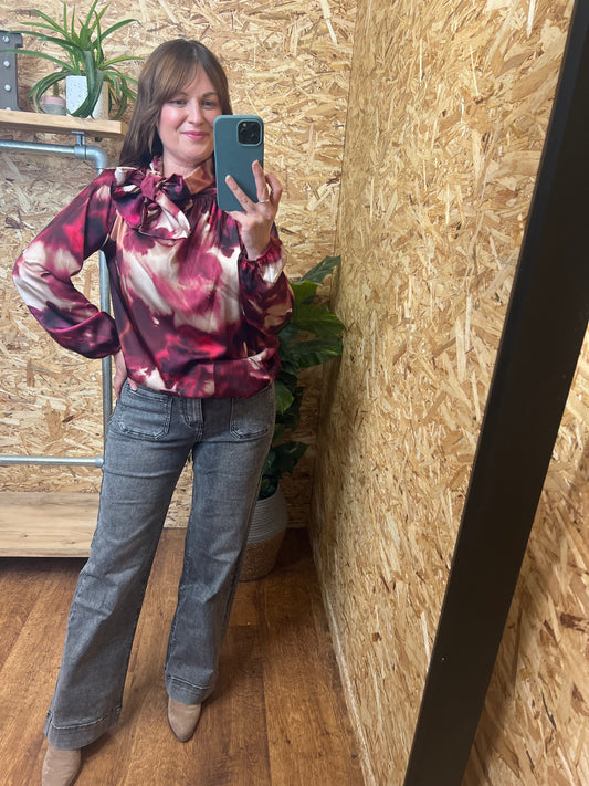 Nula Tie Blouse