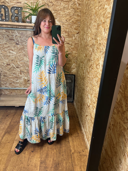 Fern Print Maxi Dress