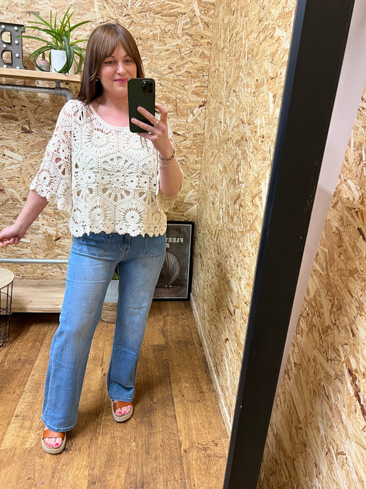 Anna Crochet Top