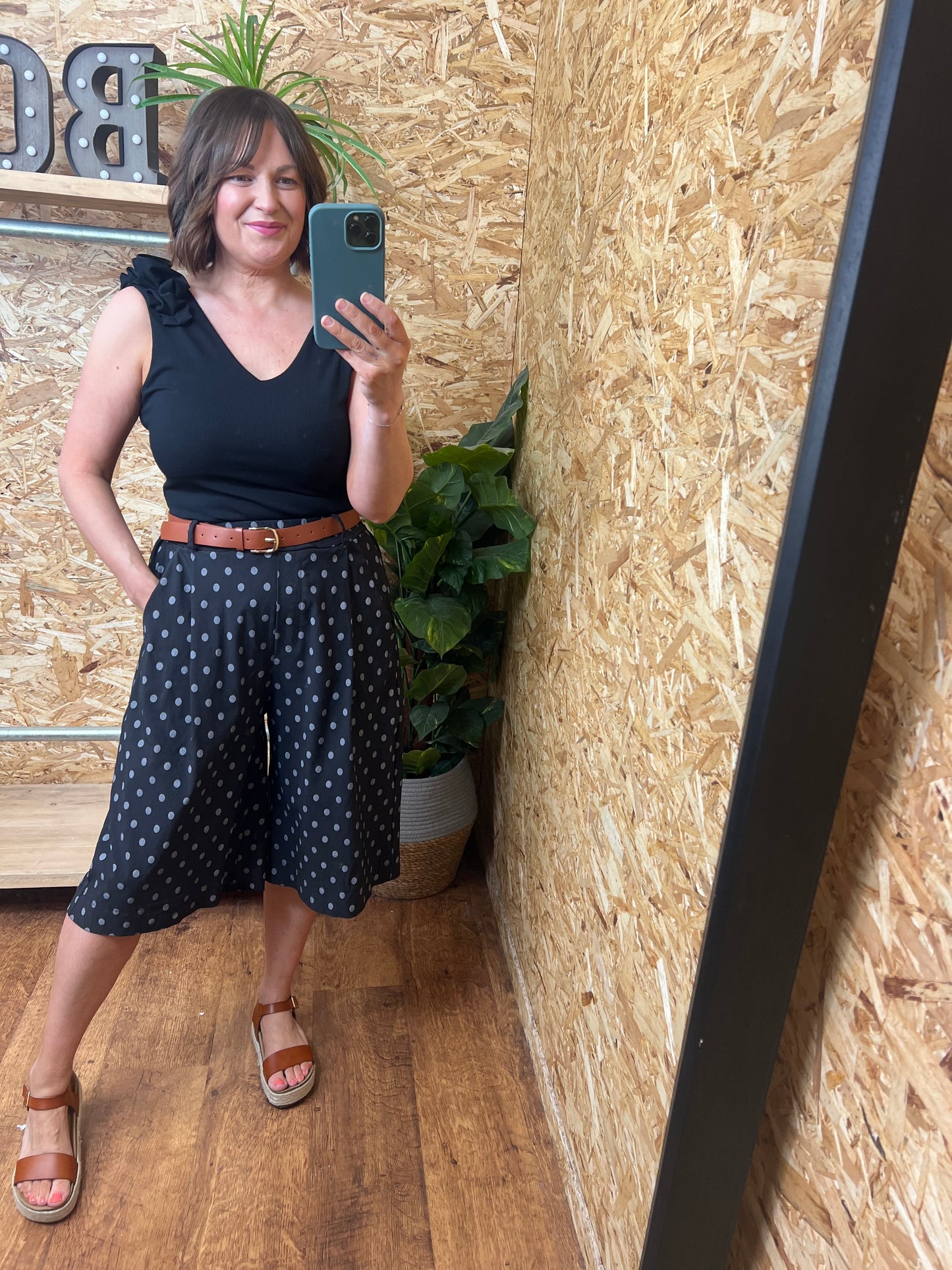 Polka Culotte Shorts