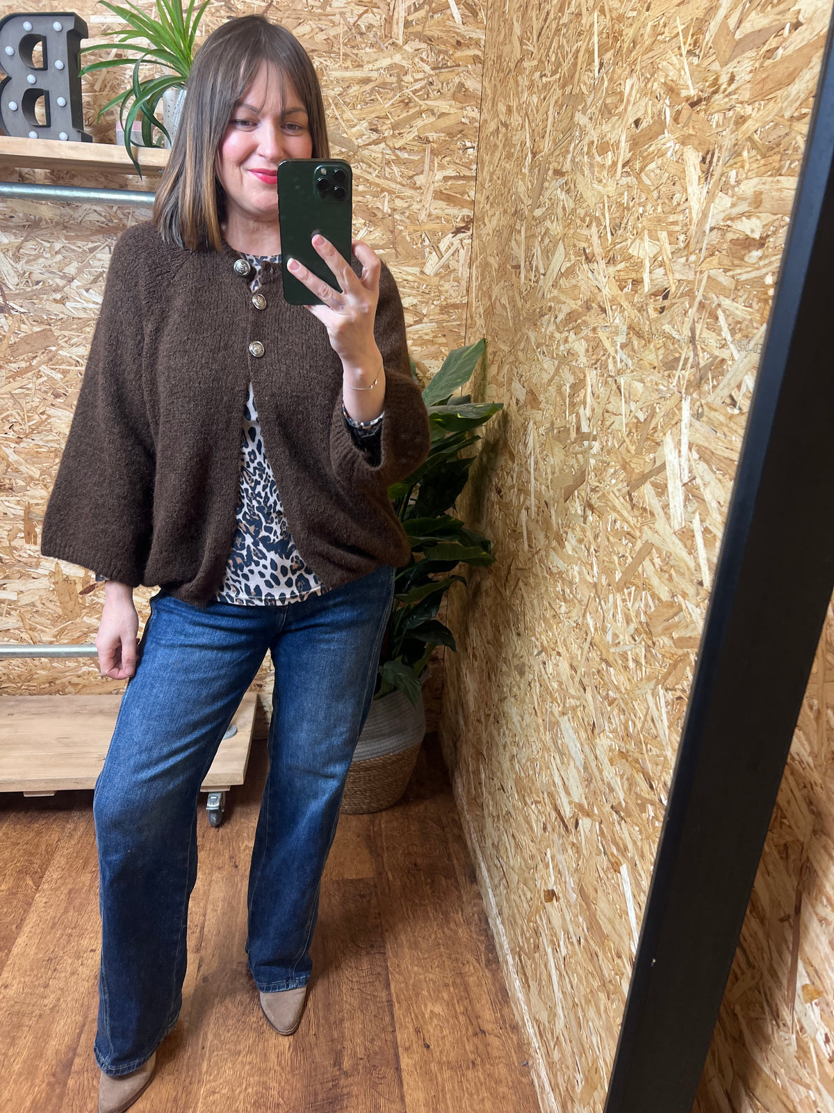 Mayfair Military Button Cardigan