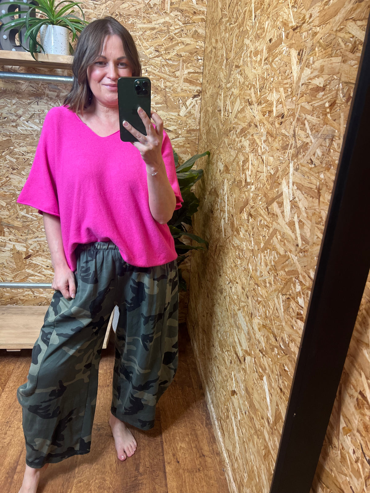 Jersey Cotton Camo Pants