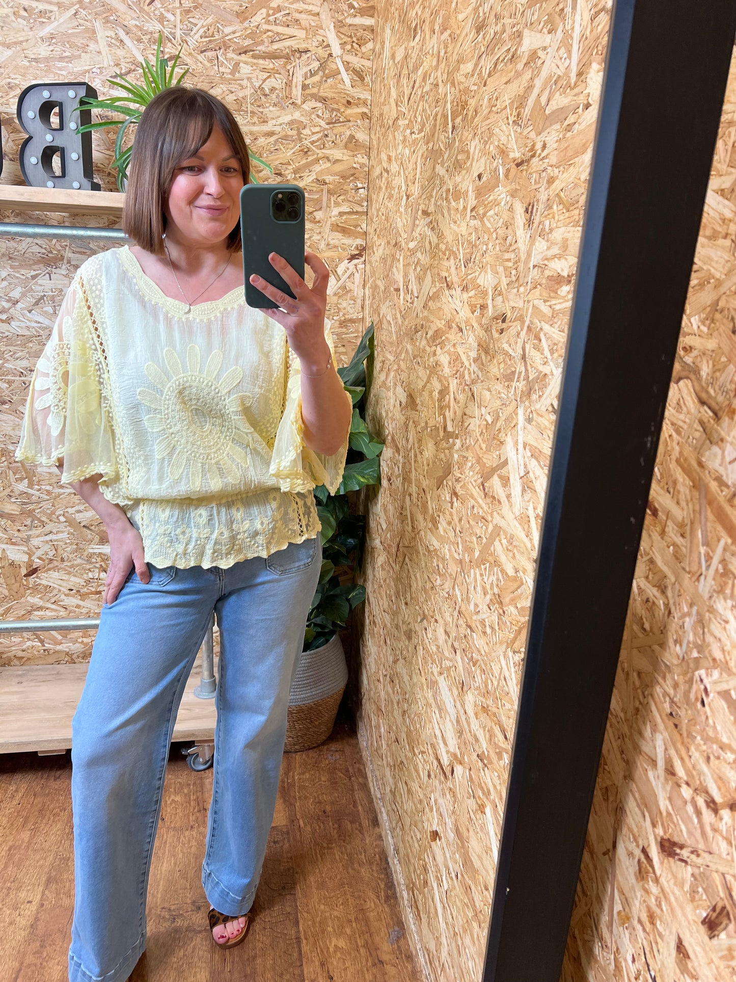Sunflower Lace Top